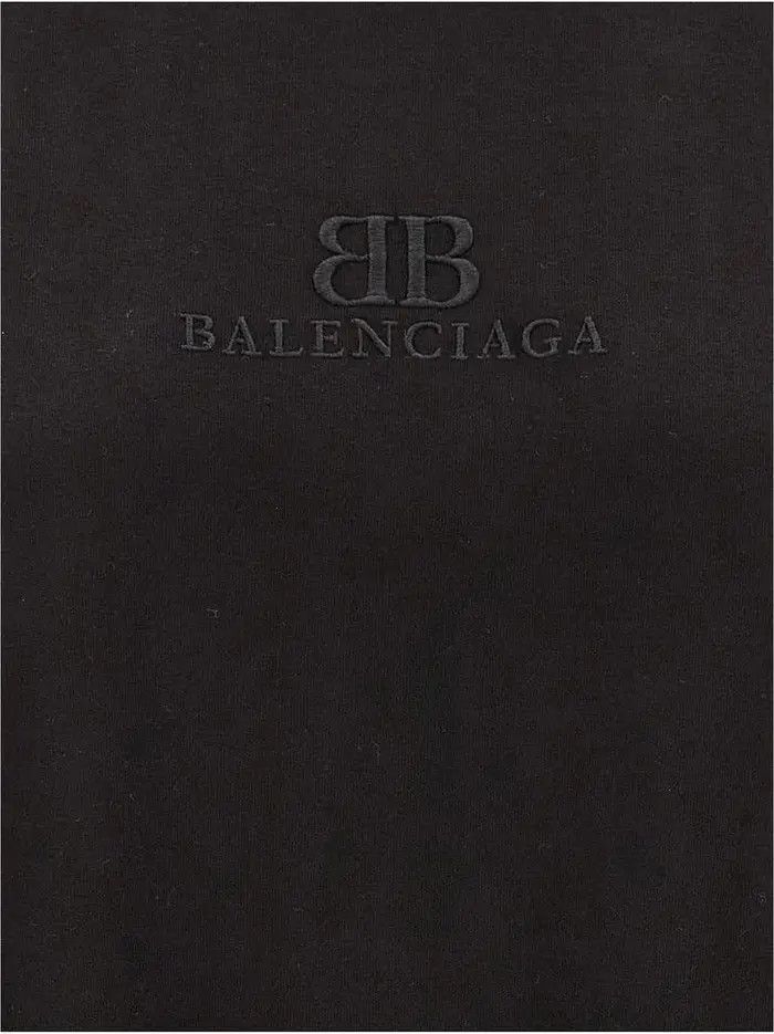 Balenciaga o1tr1nto0526 BB Classic T-Shirt Medium Fit in Black Size XXS / US 00 / IT 34 - 4 Thumbnail