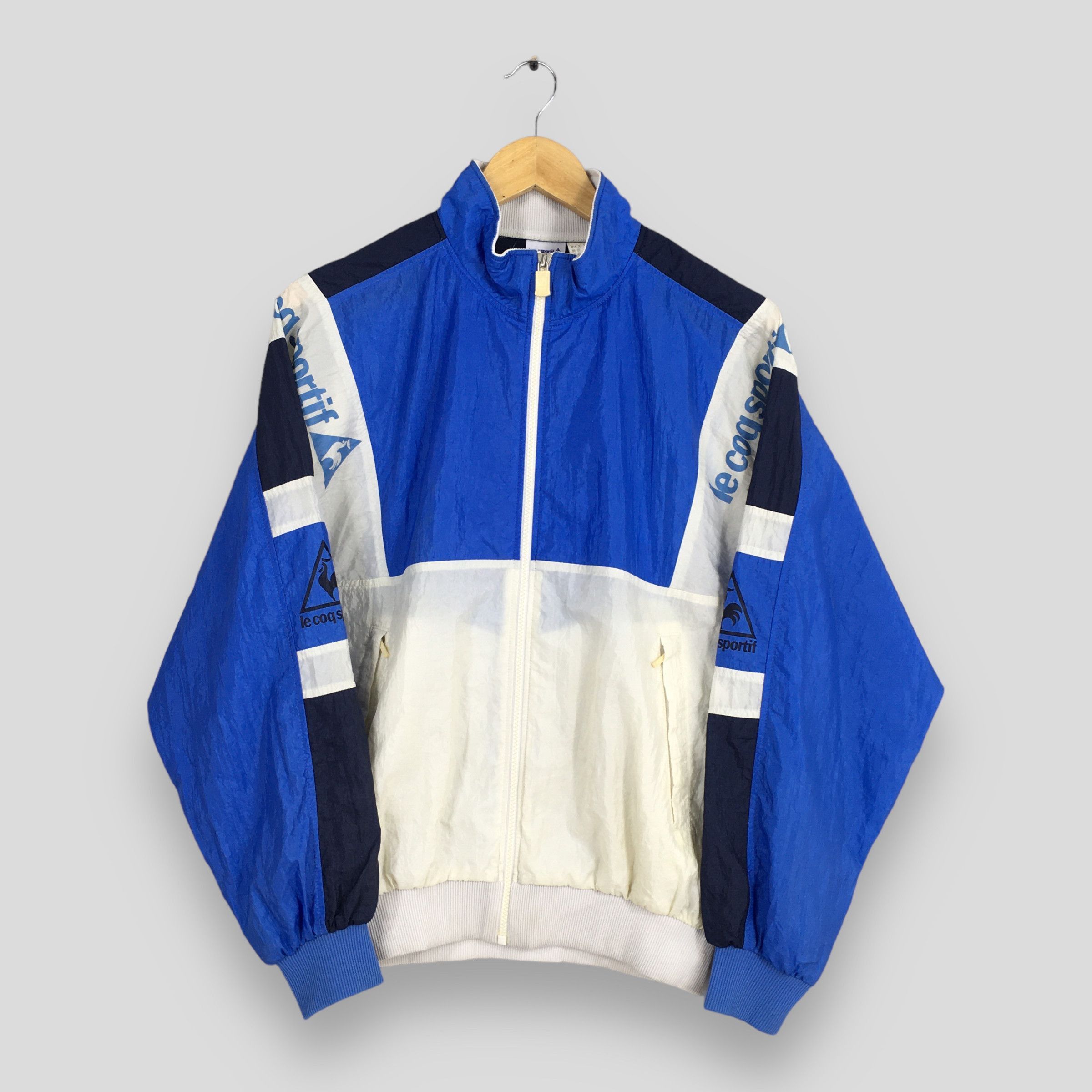 Le Coq Sportif Vintage 90s Le Coq Sportif Windbreaker Jacket Medium Size US M / EU 48-50 / 2 - 1 Thumbnail