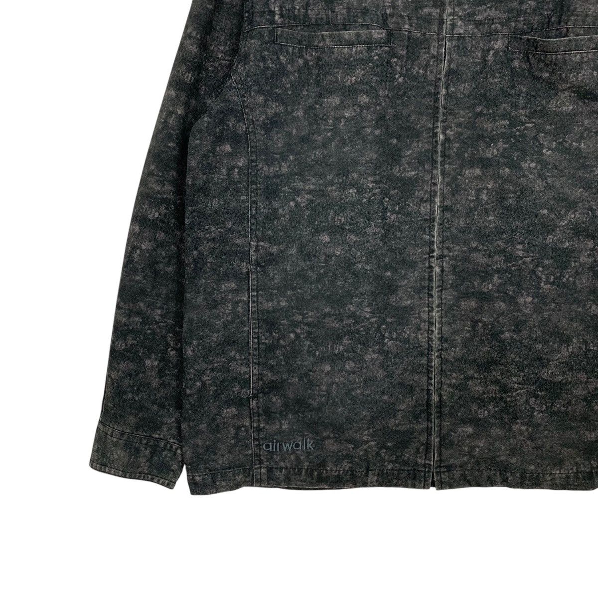 Airwalk AIRWALK Turtleneck 4 Pocket Acid Wash Jacket #2515-C114 Size US L / EU 52-54 / 3 - 3 Thumbnail