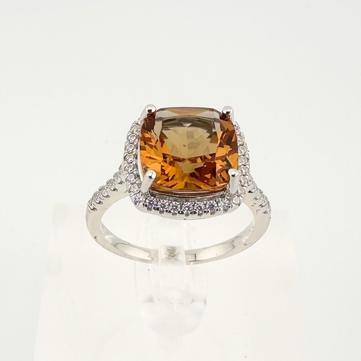 Other Beautiful 4.11 Ct Cushion cut Lab Grown Zulanite Ring Size ONE SIZE - 1 Thumbnail
