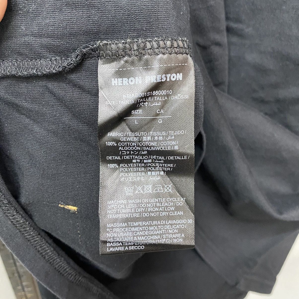 Heron Preston HERON PRESTON Graphic Tee Shirt Large Fits Medium Size Size US L / EU 52-54 / 3 - 7 Thumbnail
