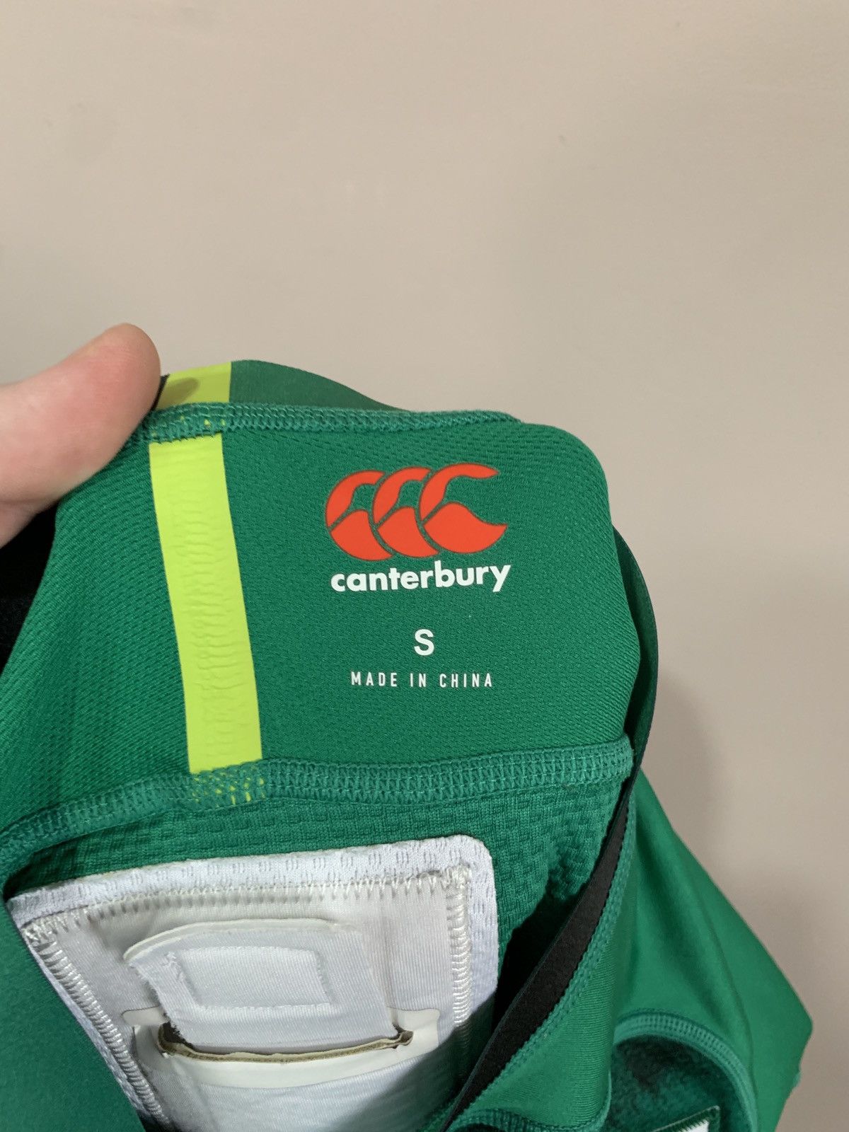 Canterbury of New Zealand Ireland Home Rugby Union Player Issue Canterbury Jersey Sz S Size US S / EU 44-46 / 1 - 10 Thumbnail