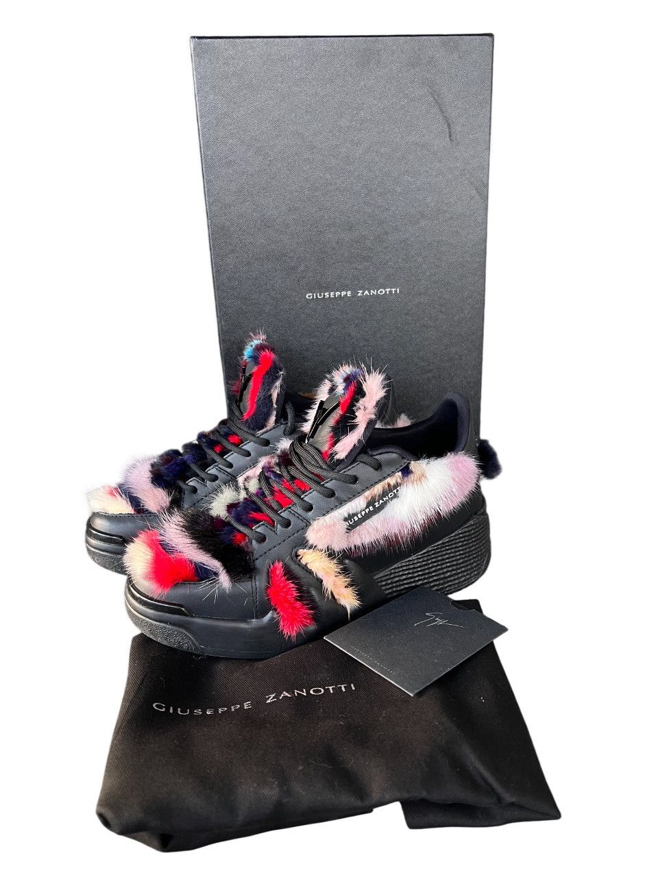 Giuseppe Zanotti Sneakers with fur Size US 6 / IT 36 - 10 Thumbnail