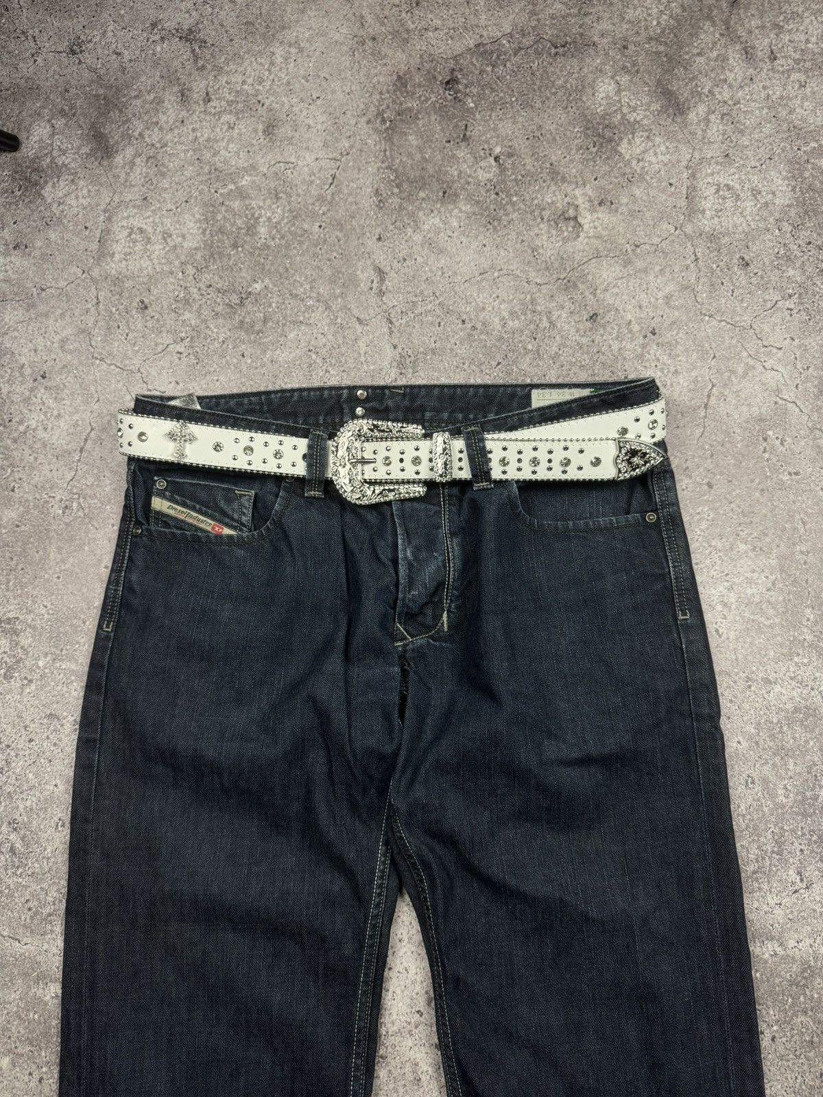 Japanese Brand 00’s NUMBER NINE STYLE CRYSTAL CROSS RARE Y2K BELT VINTAGE Size ONE SIZE - 1 Thumbnail