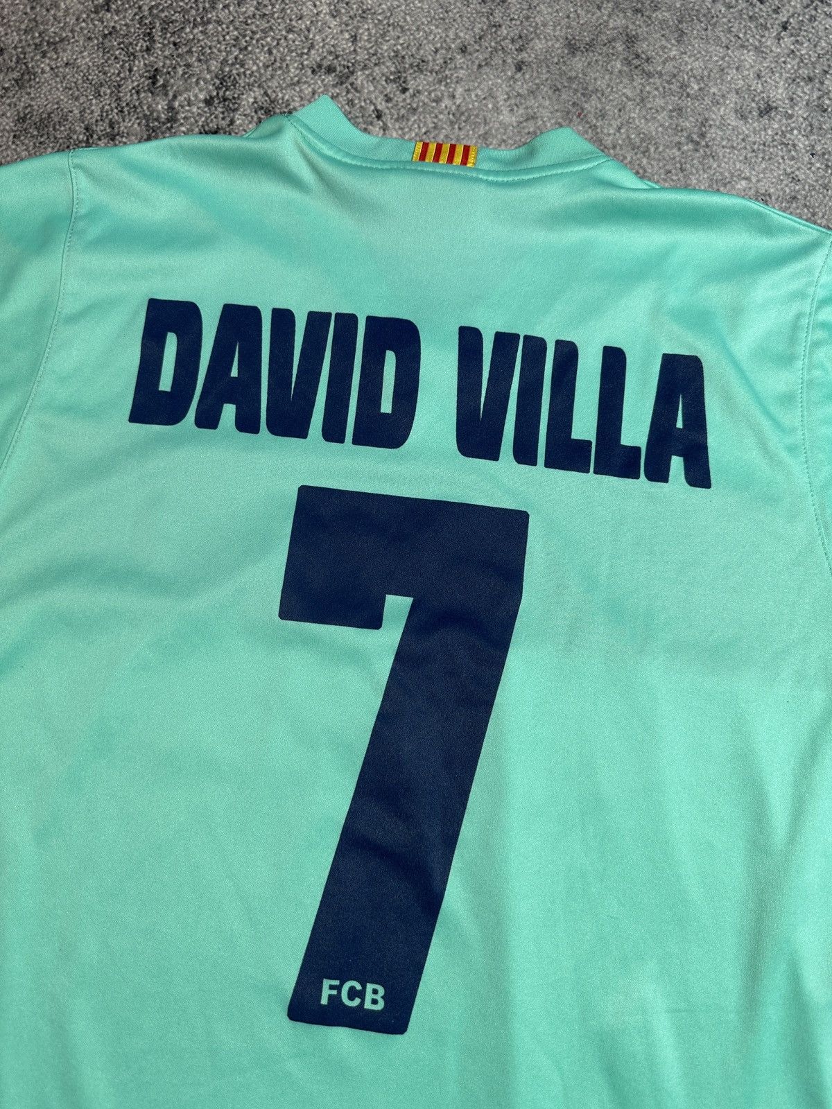 Vintage Vintage F.C. Barcelona 7 David Villa Soccer Jersey Rare Size US S / EU 44-46 / 1 - 2 Thumbnail