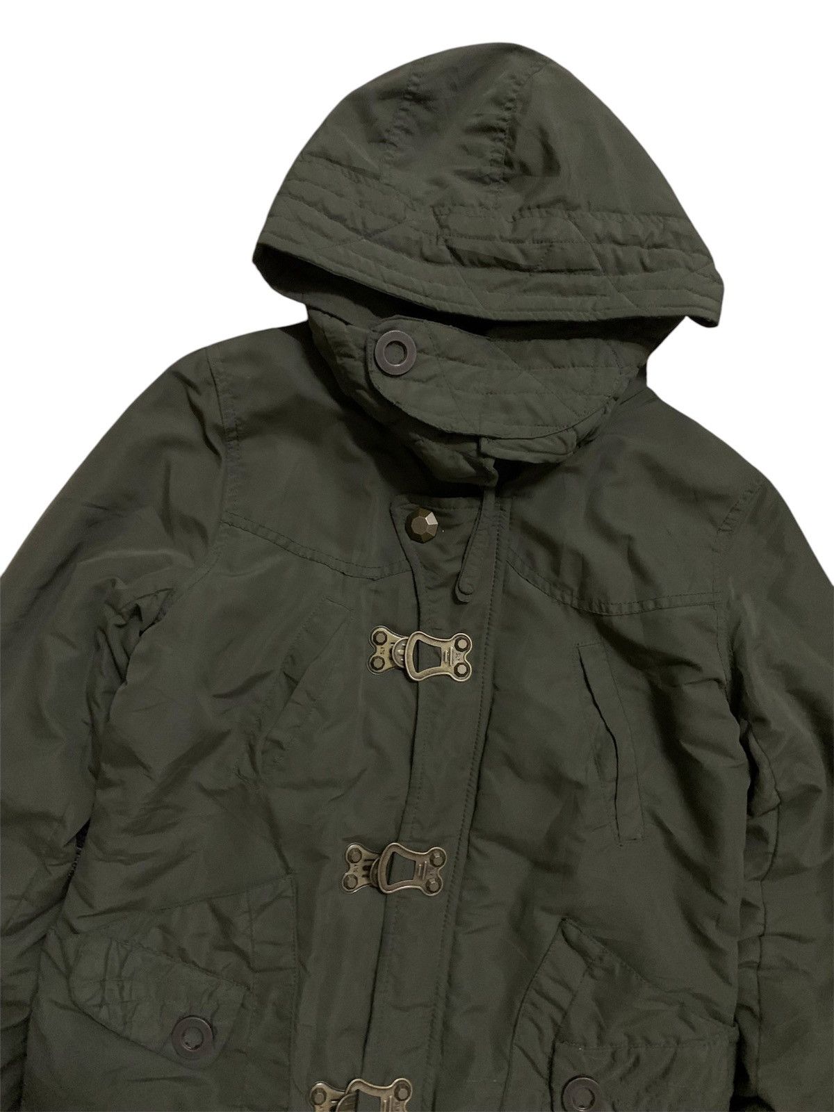 Japanese Brand Vtg Japanese Sly Product Military Hoodie Jacket Size S / US 4 / IT 40 - 4 Thumbnail