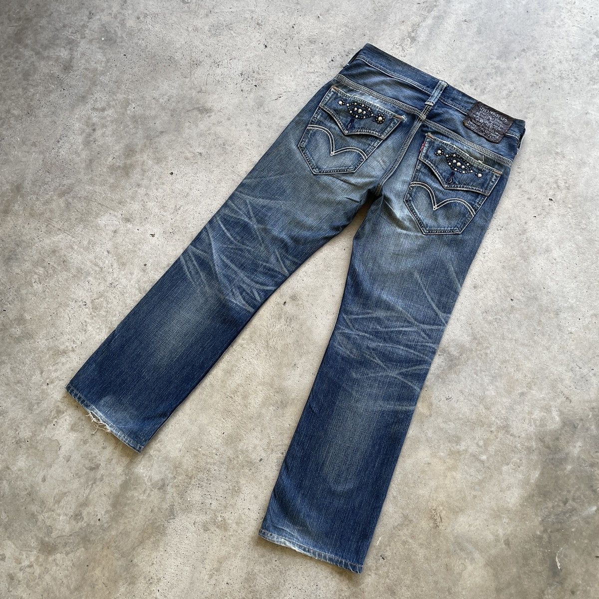 Levi's W33x30.5💥 Vintage Levi’s 502 Faded Jeans Denim Pants Size US 33 - 17 Thumbnail