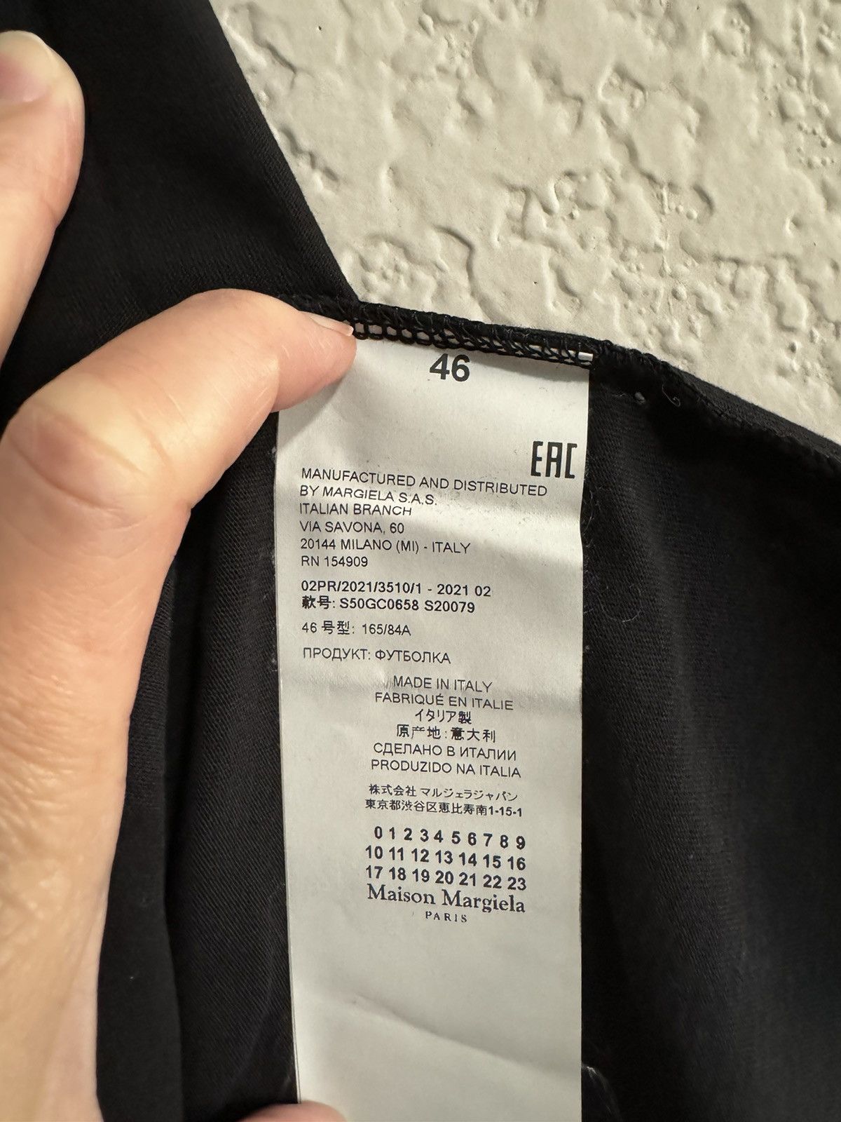 Maison Margiela Maison Margiela Black Jersey Tee NEW Size S / US 4 / IT 40 - 13 Thumbnail