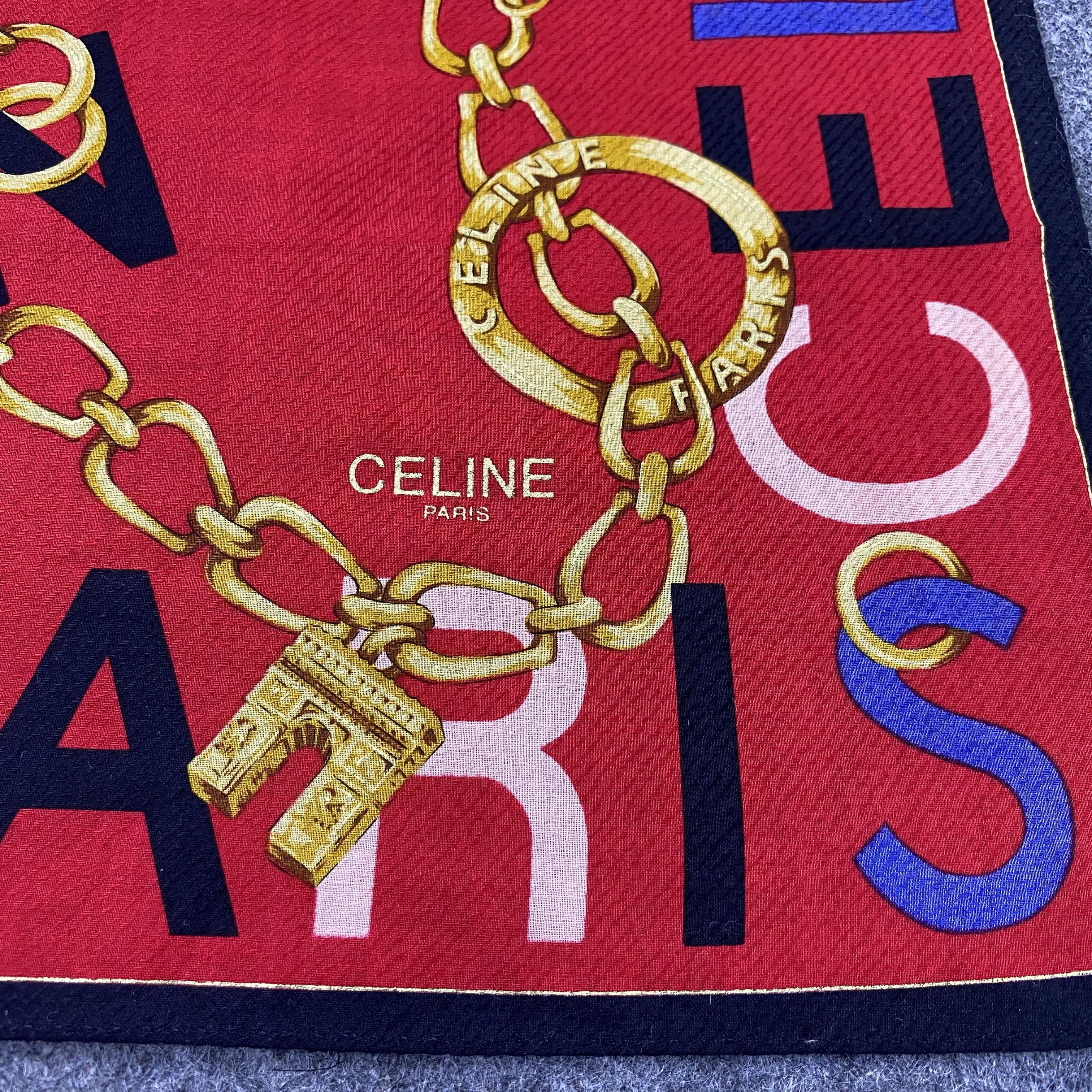 Celine Celine Handkerchief Neckerchief Bandana-B1824 Size ONE SIZE - 7 Thumbnail