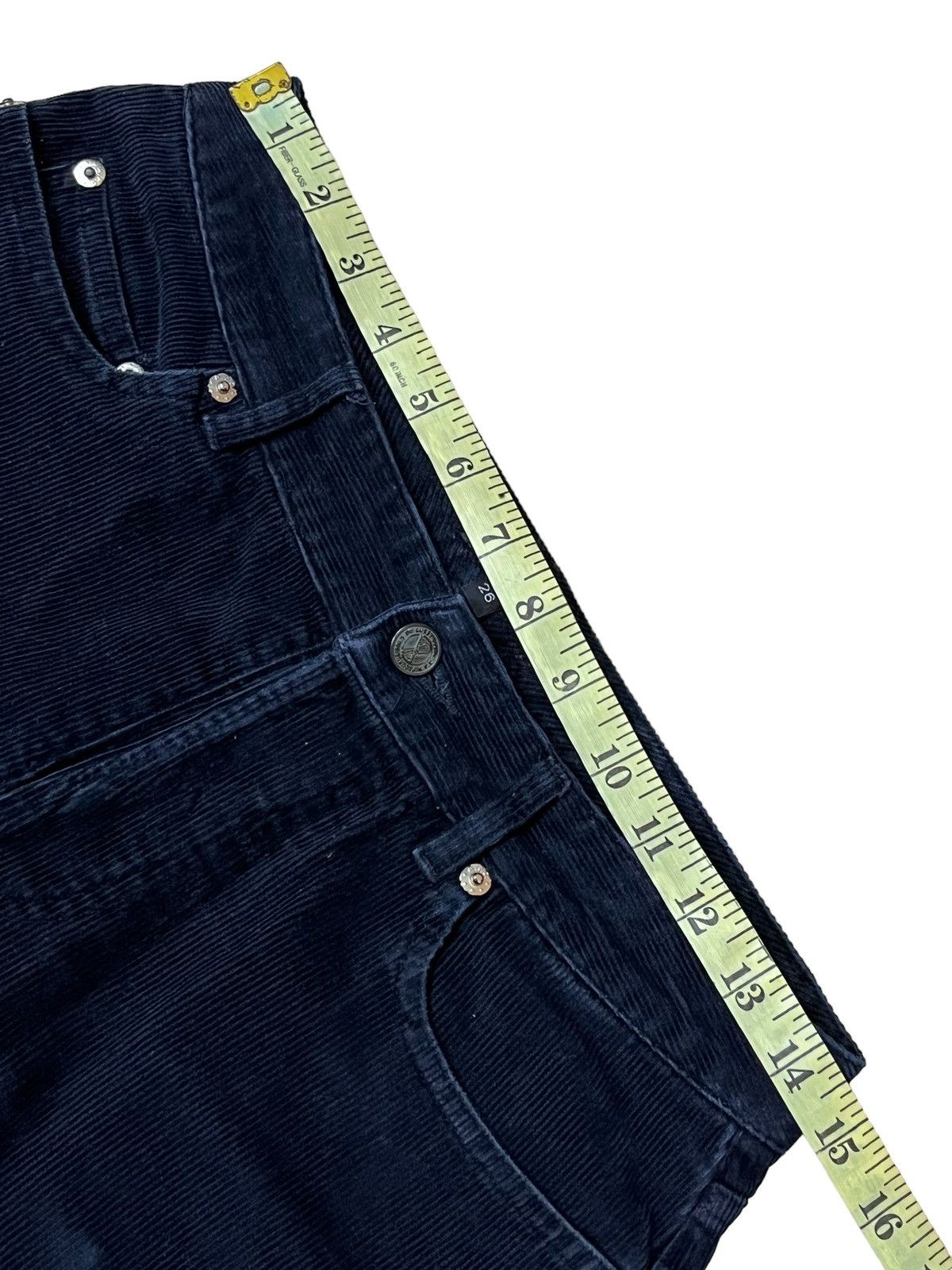 A.P.C. A.P.C RUE DE FLEURUS CORDUROY SUPER BLACK JEANS Size US 29 - 9 Thumbnail