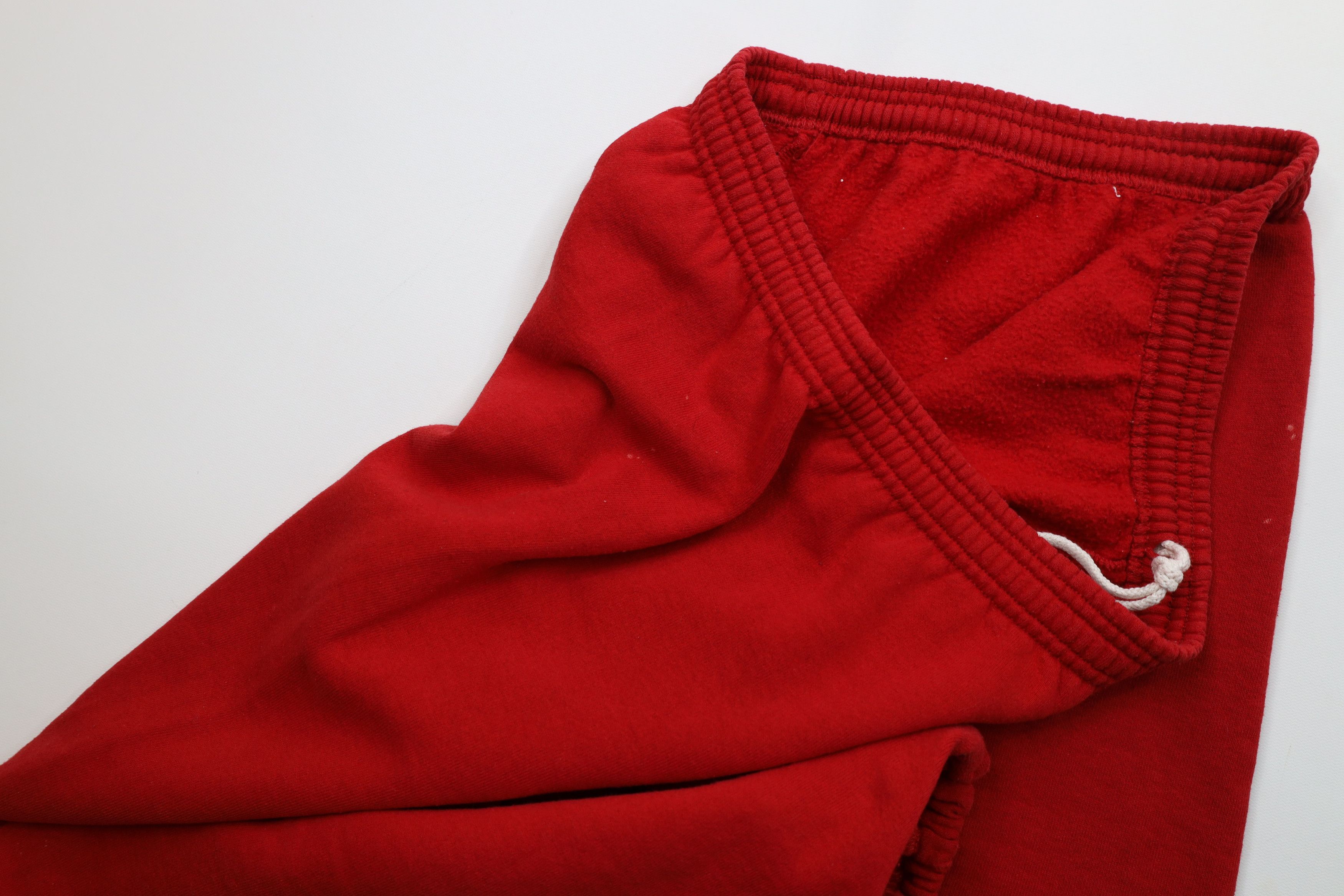 Vintage Vintage 90s Streetwear Blank Sweatpants Joggers Red USA Size US 42 / EU 58 - 7 Thumbnail
