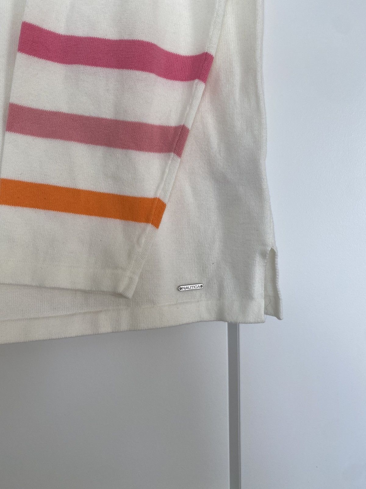 Nautica Nautica Marshmallo Striped Cuff Sweater Women’s XL NWT Size XL / US 12-14 / IT 48-50 - 4 Thumbnail