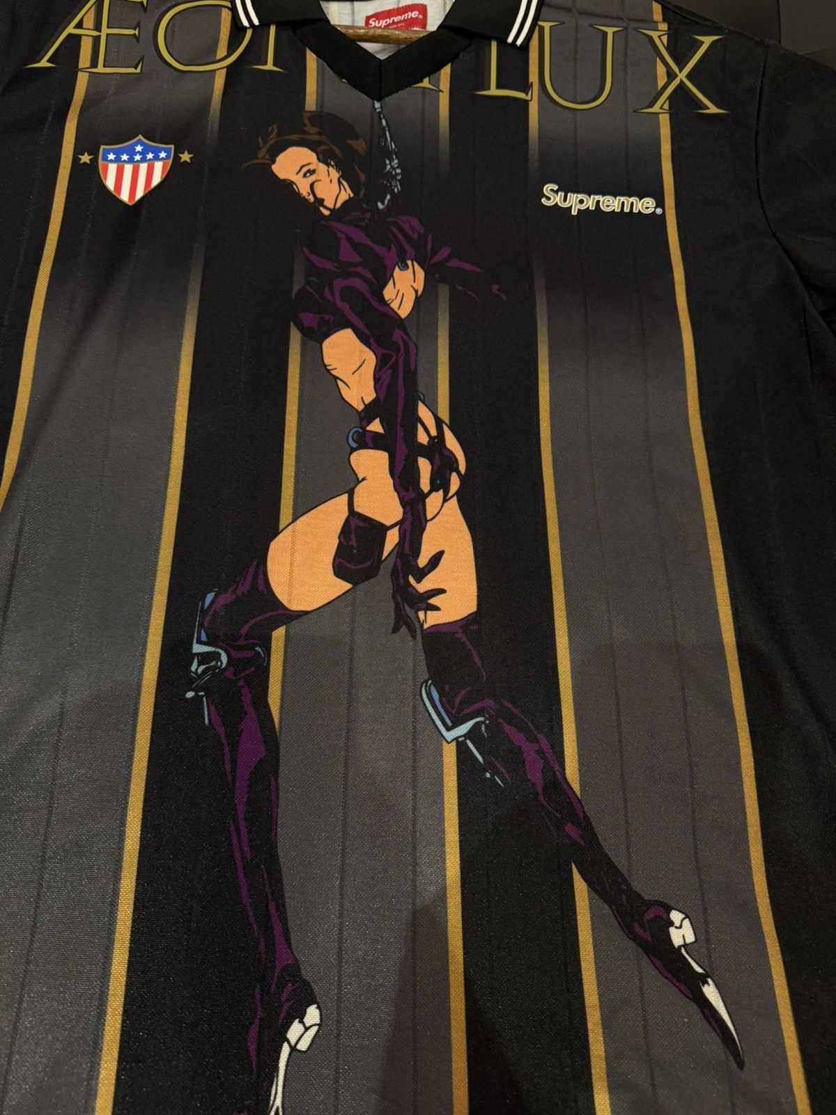 Supreme Size L - Supreme Aeon Flux Soccer Jersey Size US L / EU 52-54 / 3 - 4 Thumbnail