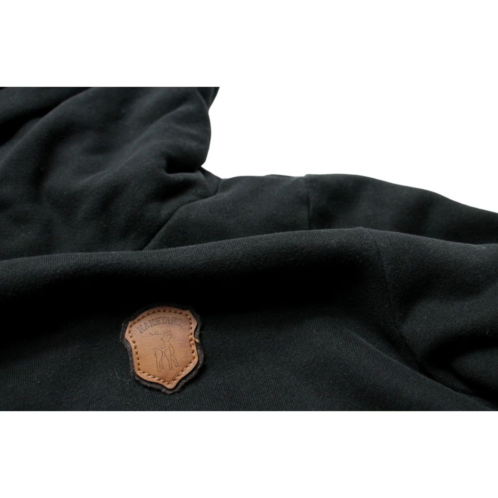 Logo 7 NAKETANO Hoodie Women's LARGE Draped Colar Pullover Logo French Terry Lined Size L / US 10 / IT 46 - 6 Thumbnail