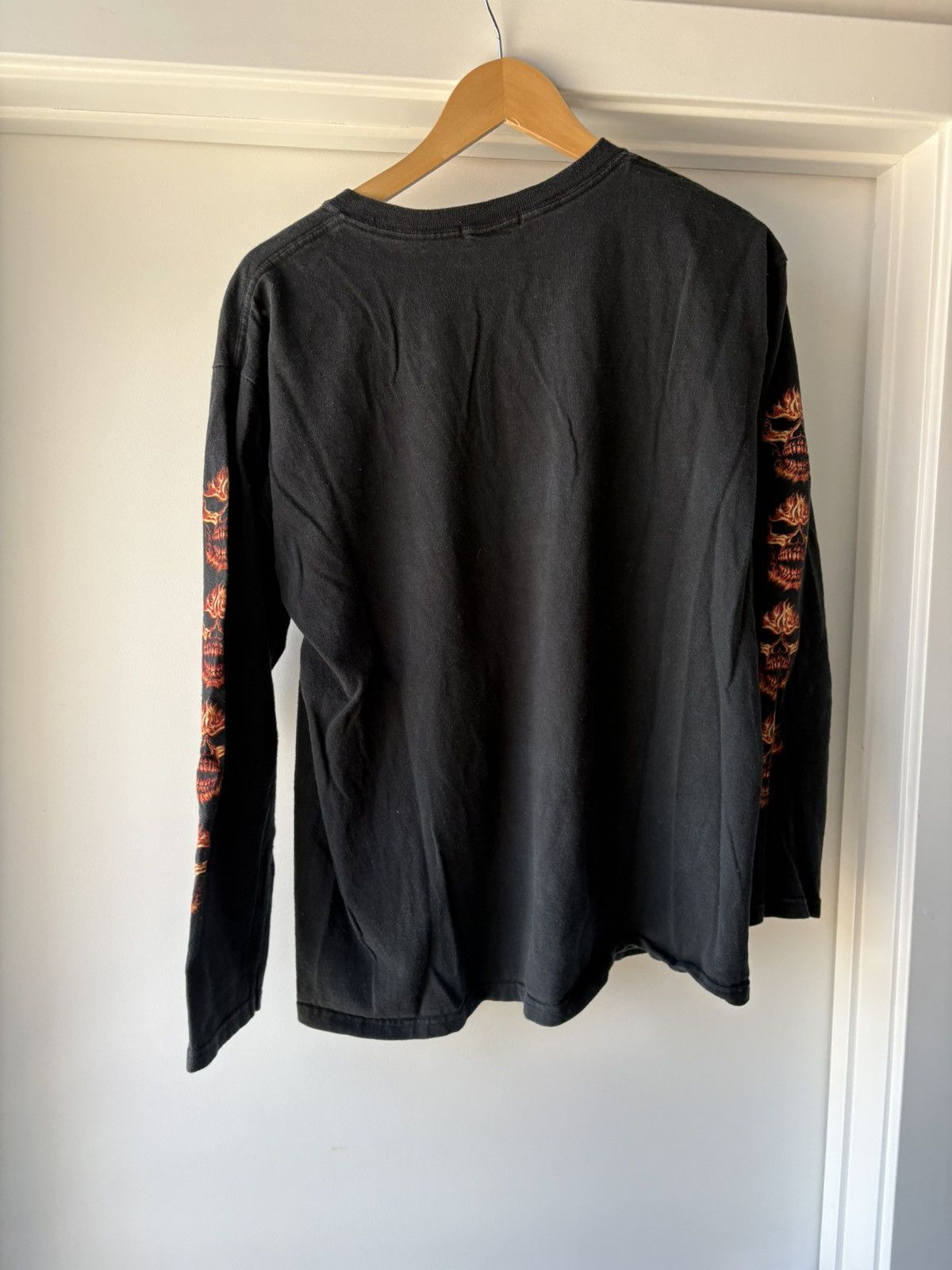 Vintage Vintage Y2K Skull Flame Shirt Size US L / EU 52-54 / 3 - 5 Thumbnail