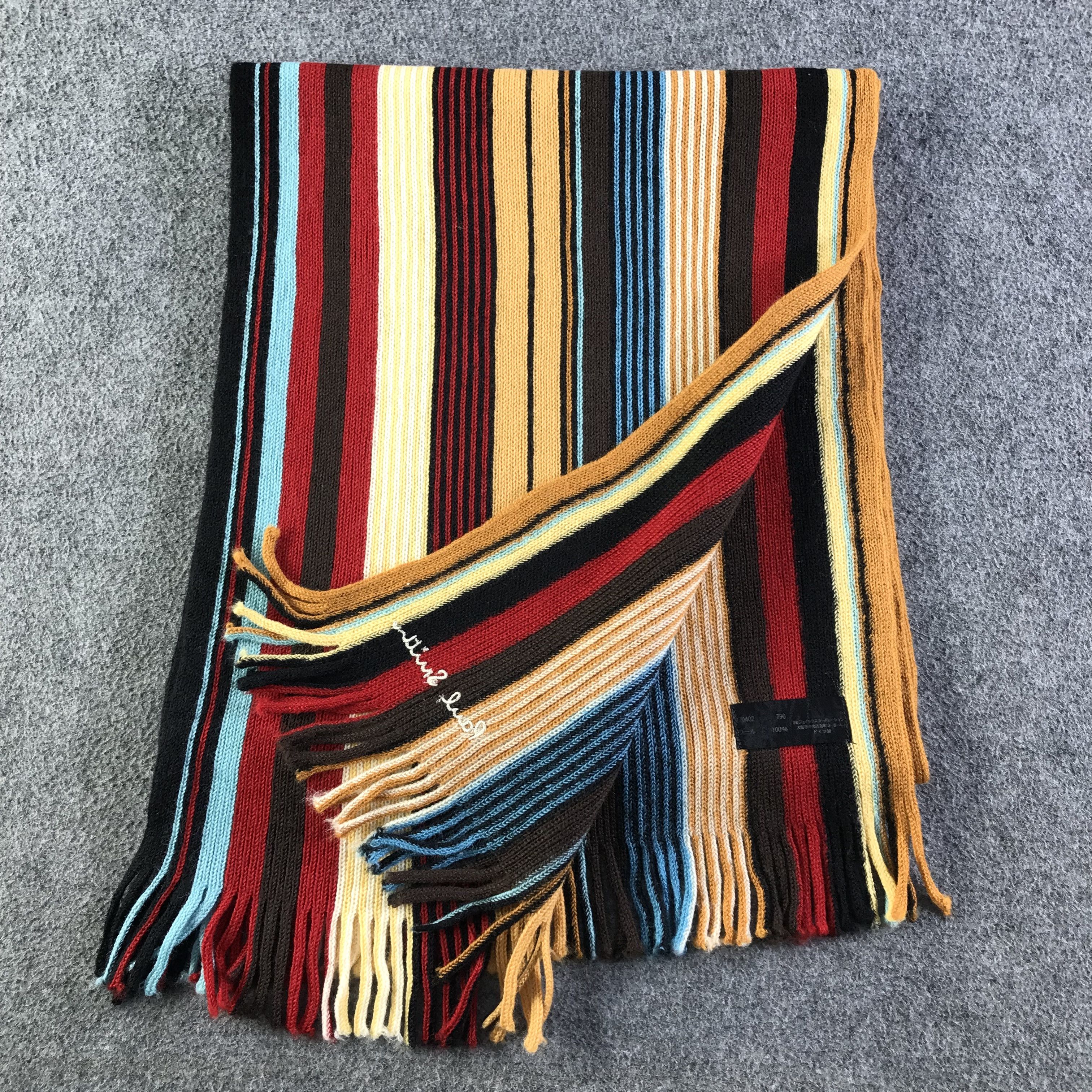 Paul Smith Paul Smith Multicolor Scarf / Muffler / Neckwear SS1532 Size ONE SIZE - 6 Thumbnail