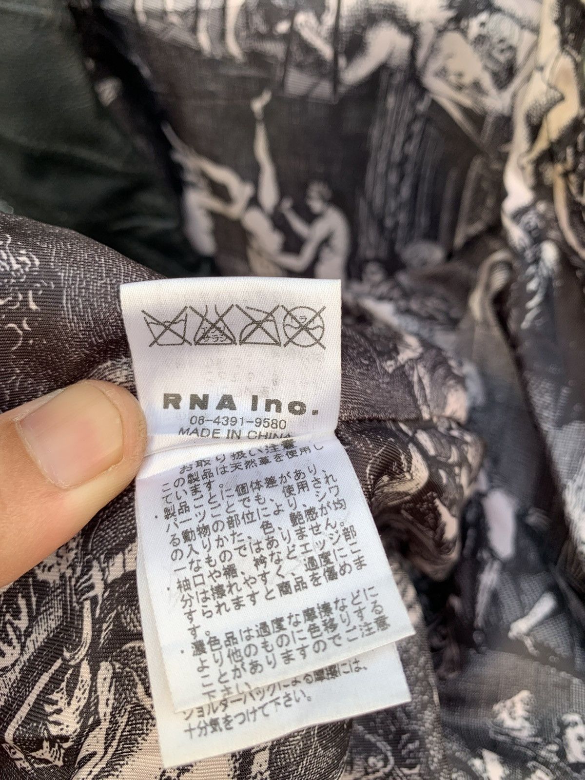 14th Addiction Vintage Japanese Brand Anaslang RNA Inc Leather Jacket Size US M / EU 48-50 / 2 - 25 Thumbnail