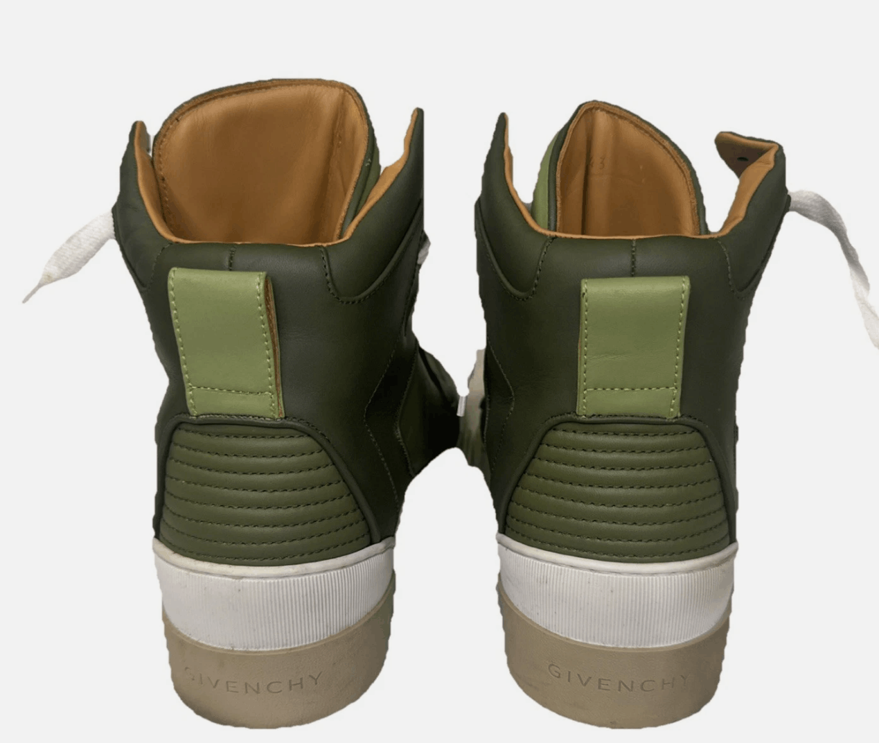 Givenchy Tyson High Top Leather Forest Green Olive