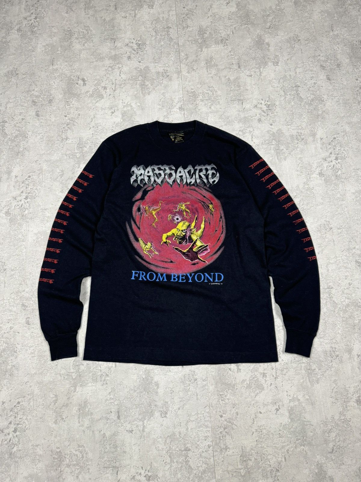 Band Tees RARE 1991 Massacre From Beyond Long Sleeve Size L Size US L / EU 52-54 / 3 - 1 Thumbnail