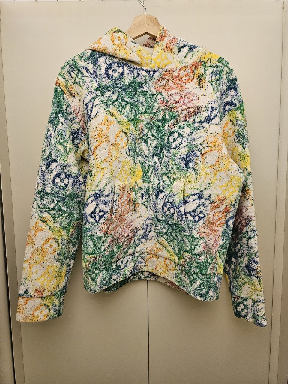 Velvet Pastel Monogram Hoodie