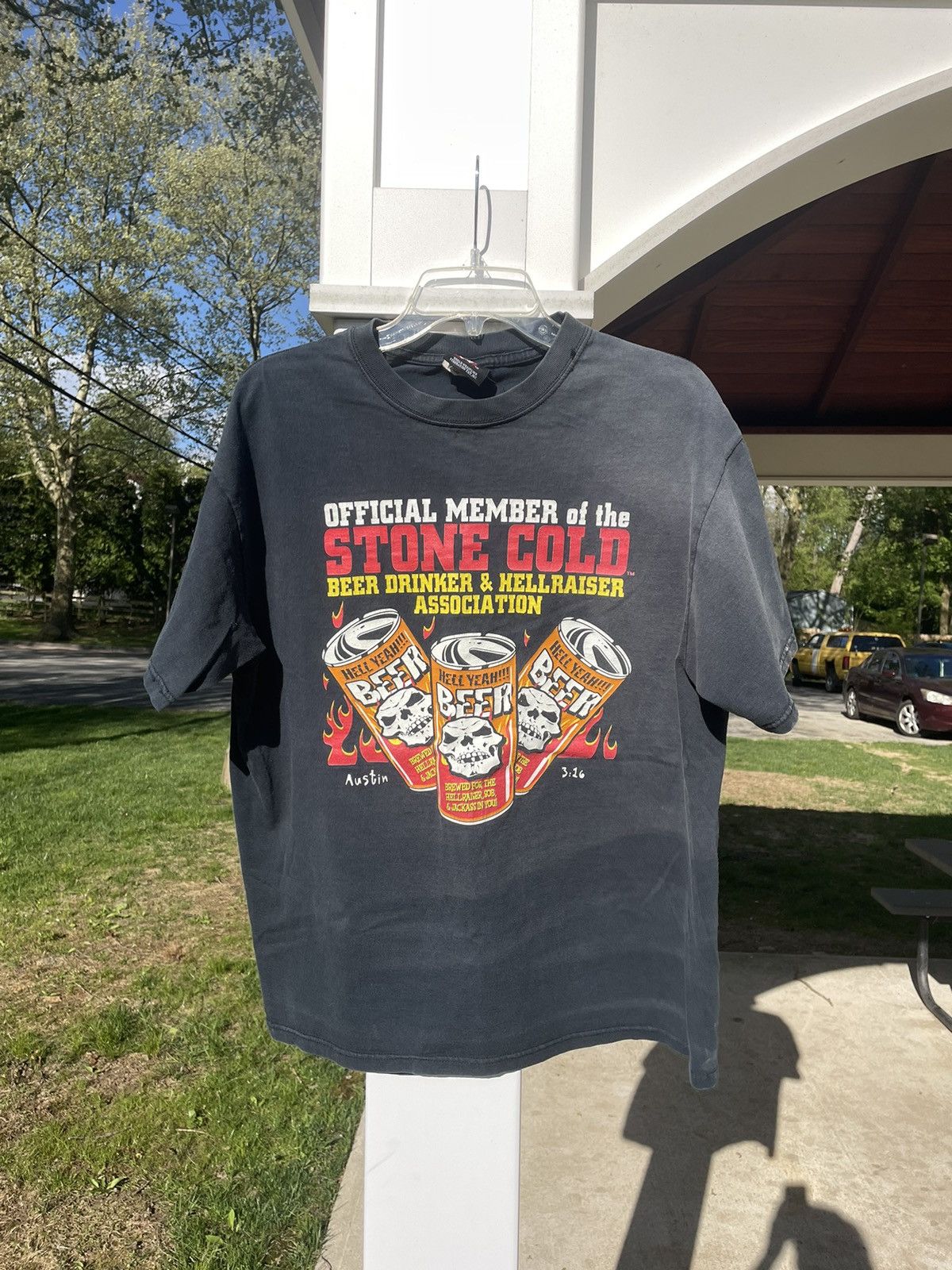 Vintage Stone cold Steve Austin “hellraiser association” t-shirt Size US XL / EU 56 / 4 - 1 Preview