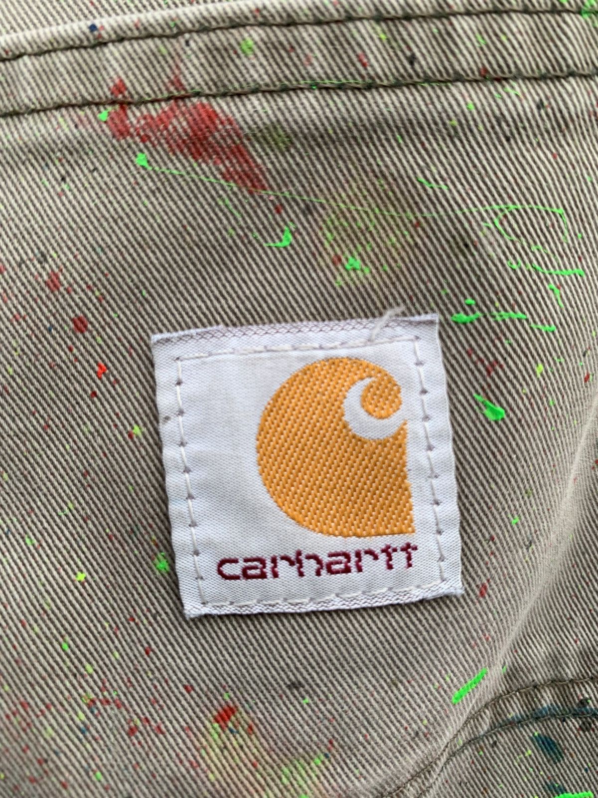 Carhartt Vintage Carhartt Carpenter Custom Painted Pants Size US 31 - 21 Thumbnail