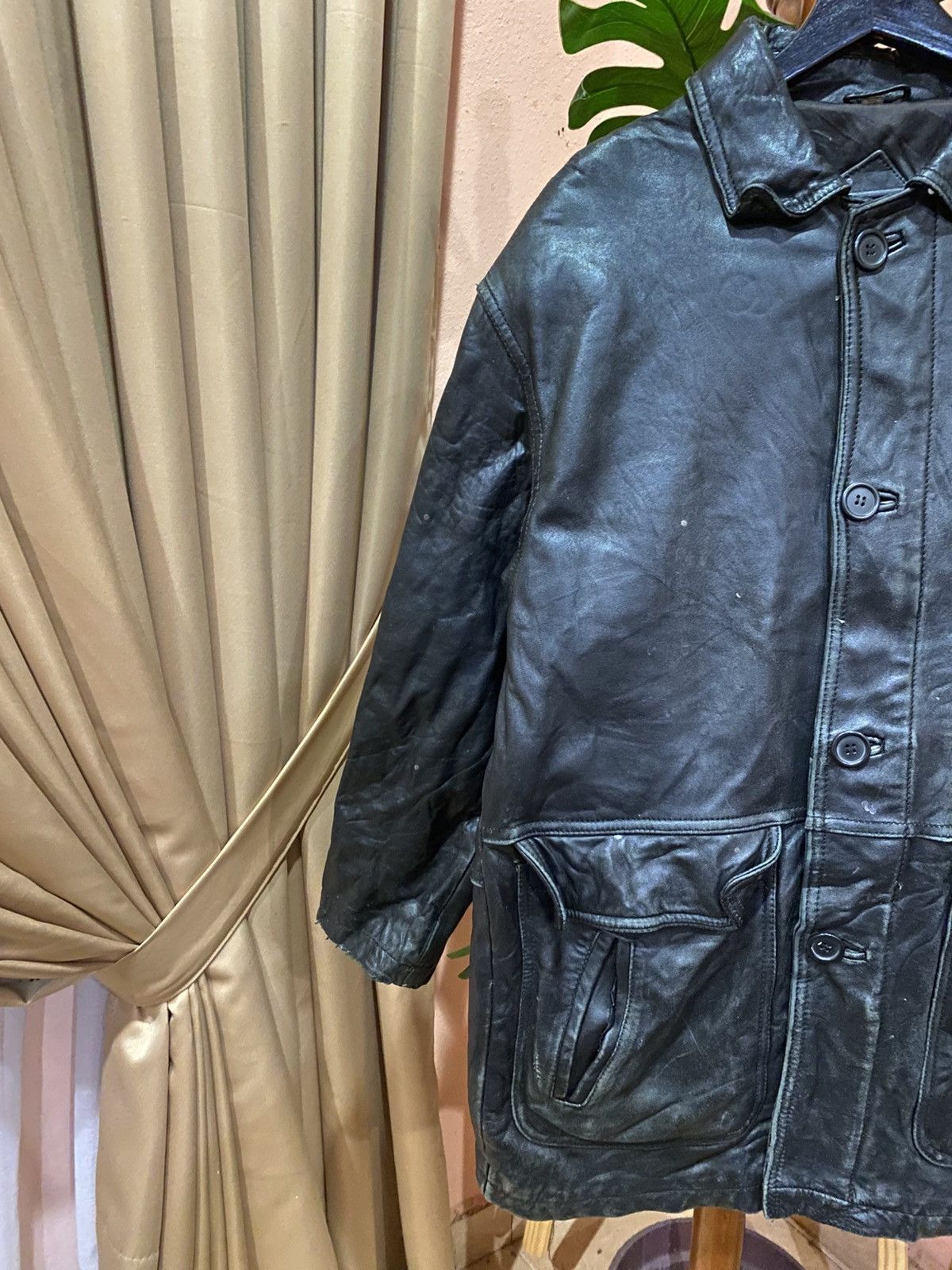 Other Vintage Korean-Made Black Leather Field Jacket – Lambskin Size US M / EU 48-50 / 2 - 5 Thumbnail
