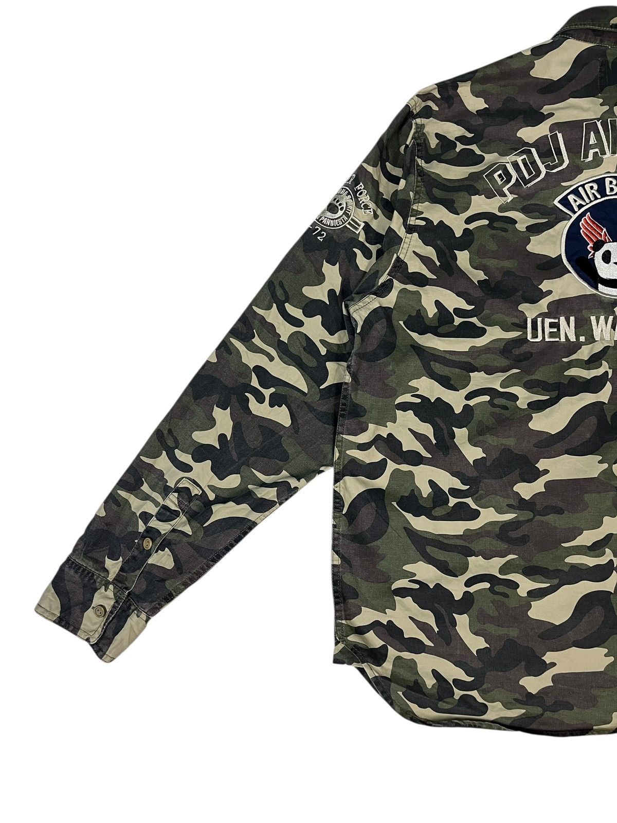 Japanese Brand Pandiesta Embroidery Camo Army Stripes Jacket Size US L / EU 52-54 / 3 - 6 Thumbnail