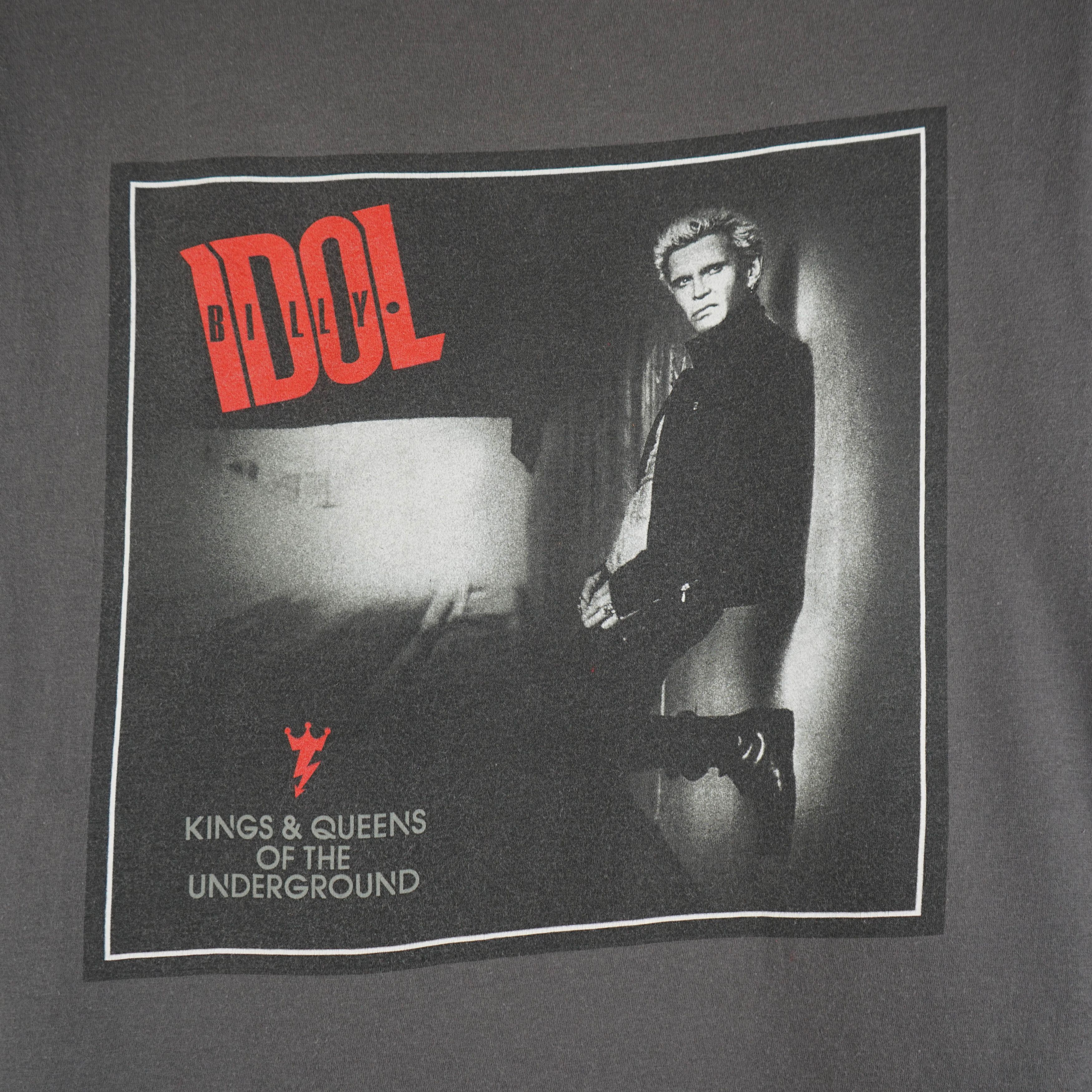 Band Tees × Vintage Vintage 2014 Billy Idol T-Shirt Kings And Queens Size US S / EU 44-46 / 1 - 2 Thumbnail