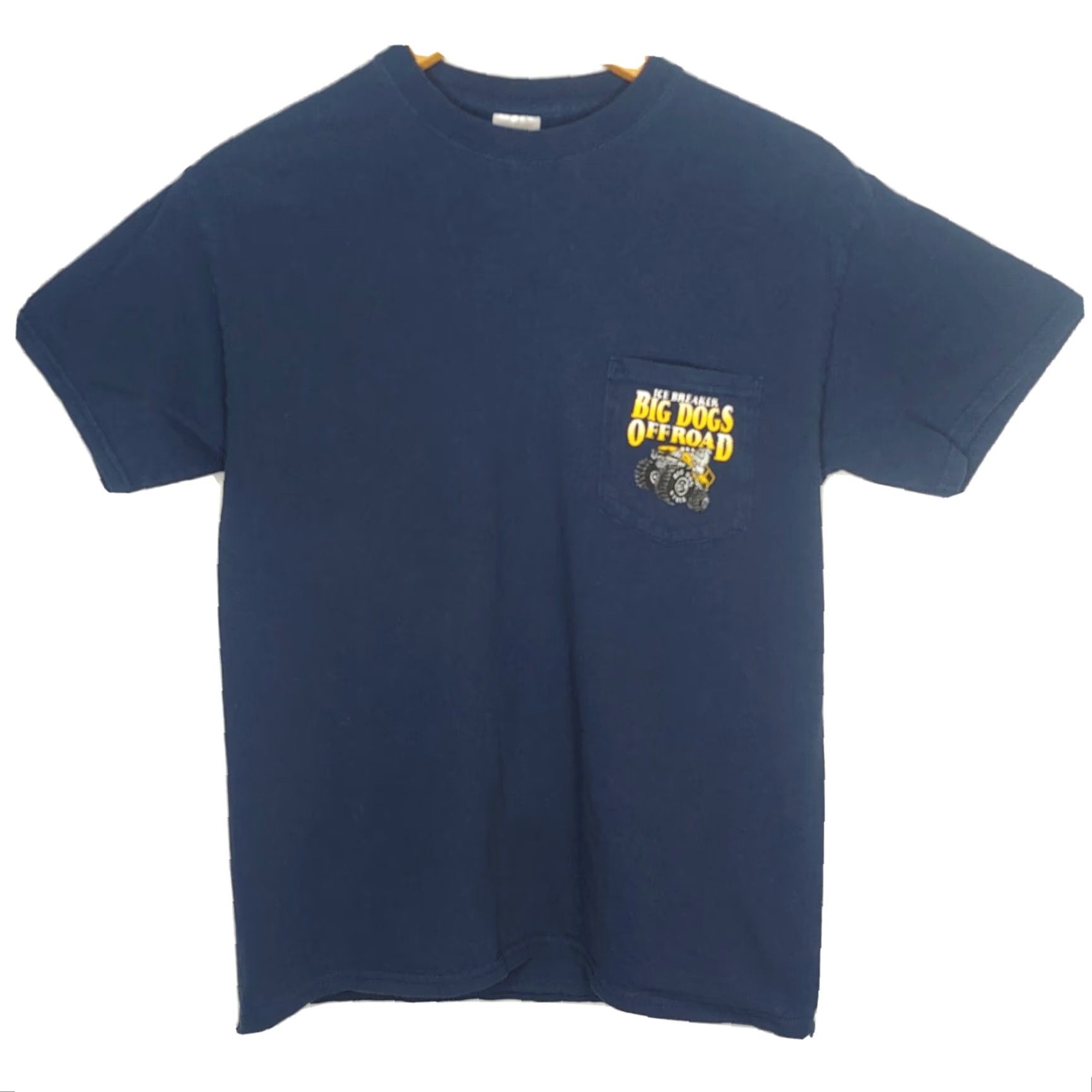 Gildan Ice Breaker Big Dogs Off Road Shirt Medium Pocket Blue 2017 Gildan Ultra Cotton Men Short Sleeve Crew Neck T-Shirt 100% Cotton Size US M / EU 48-50 / 2 - 4 Thumbnail