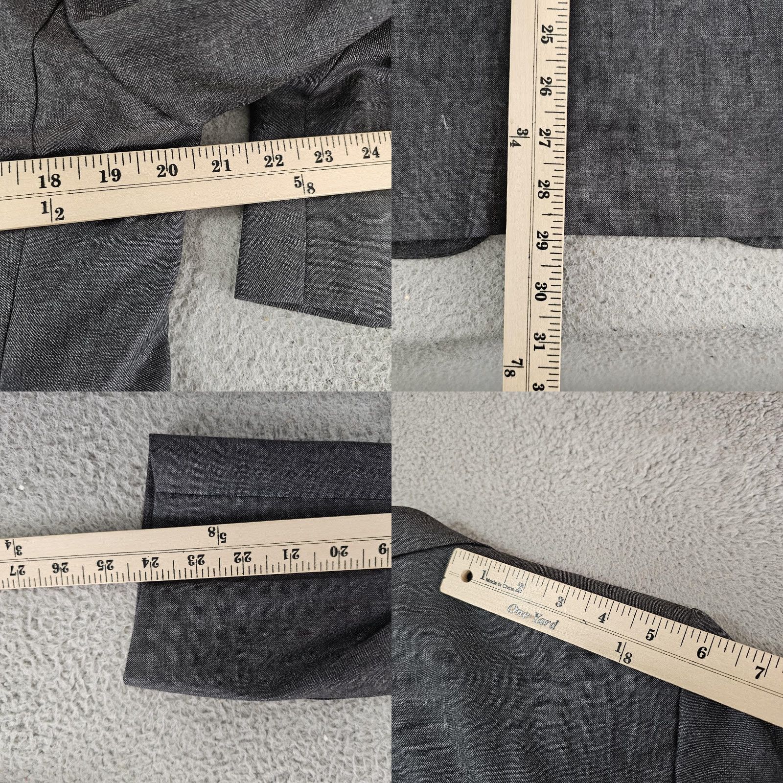 Suitsupply Suitsupply Blazer Mens 50 Gray Wool Napoli Perennial Vitale Barberis Classic Jacket Size 40R - 9 Thumbnail