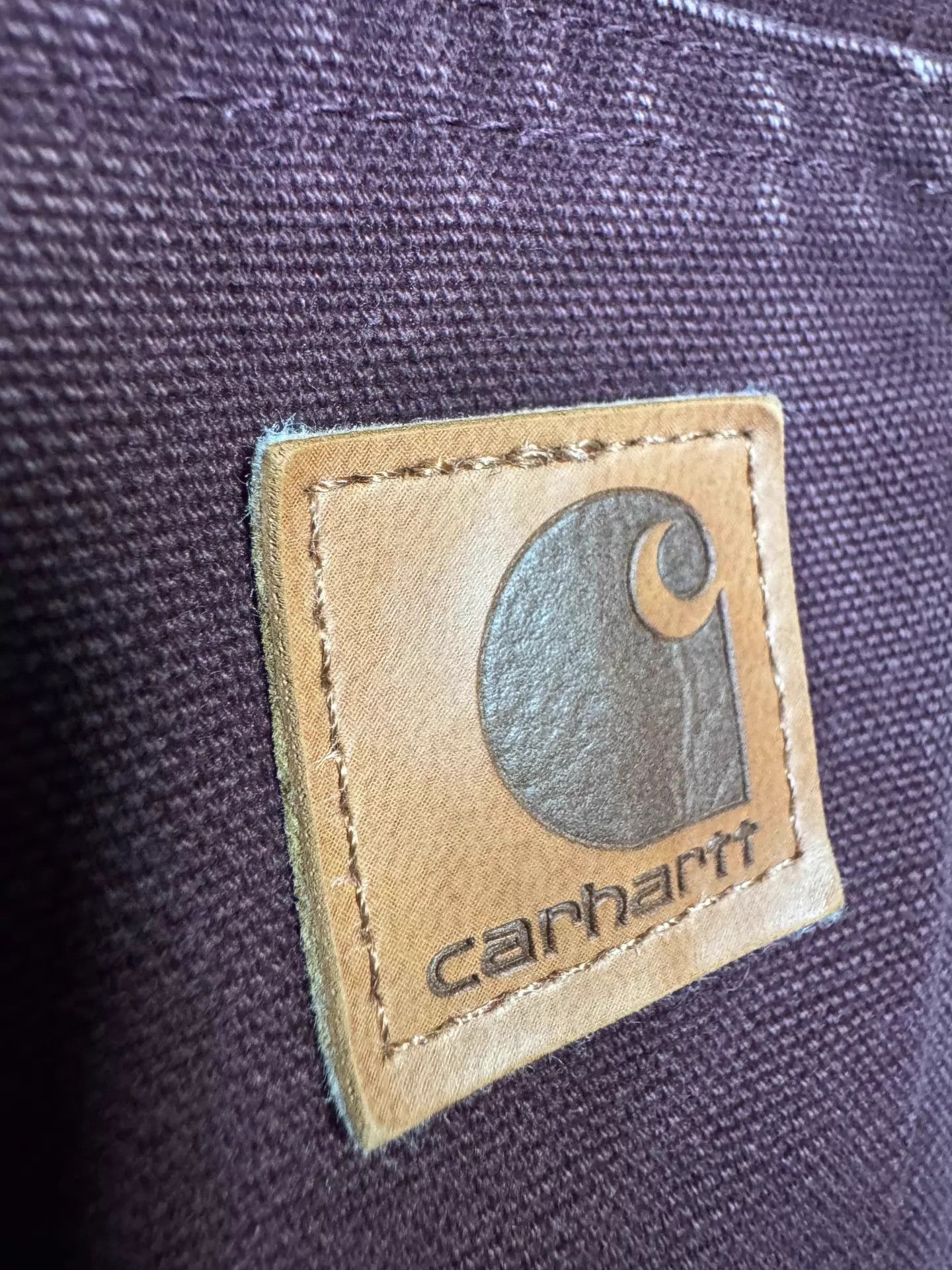 Carhartt Carhartt J130 Vintage Wine Red Hooded Work Jacket M Size US M / EU 48-50 / 2 - 7 Thumbnail