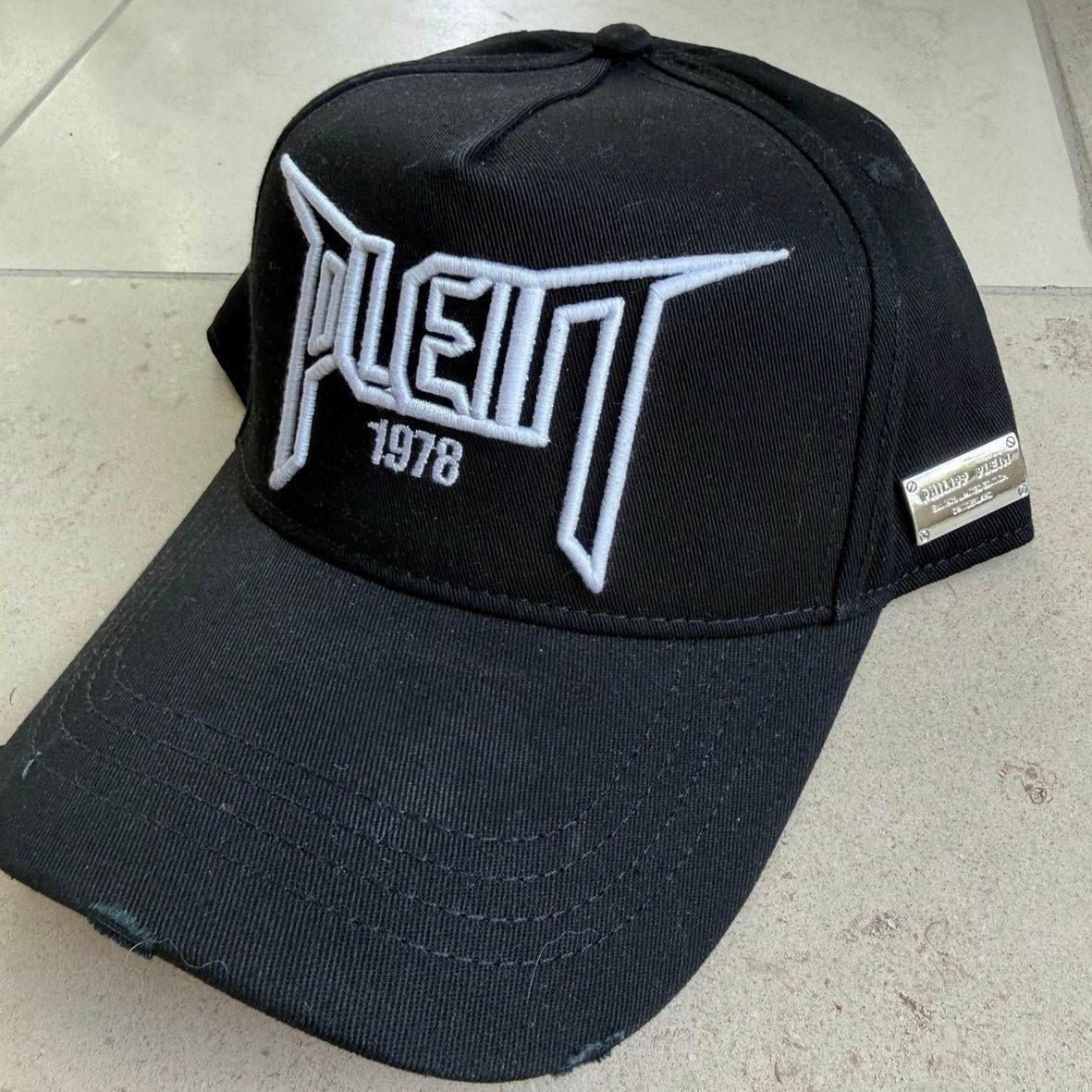 Philipp Plein Philipp Plein 1978 Logo Baseball Cap Hat Black Adjustable Size ONE SIZE - 1 Thumbnail