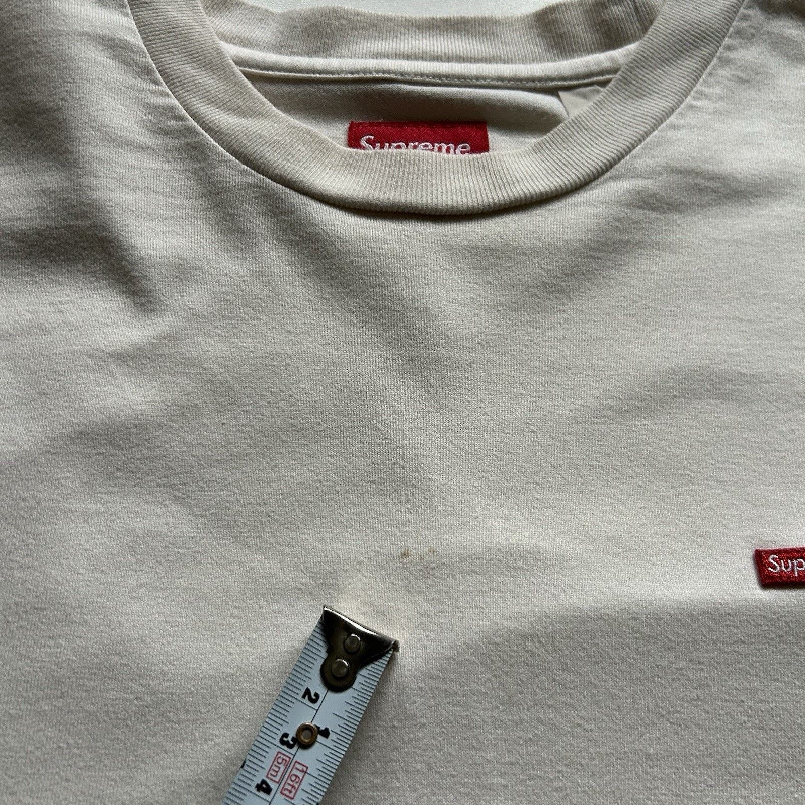 Supreme × Vintage Supreme Mini Box Logo Long Sleeve Shirt Small White Cotton Size US S / EU 44-46 / 1 - 6 Thumbnail