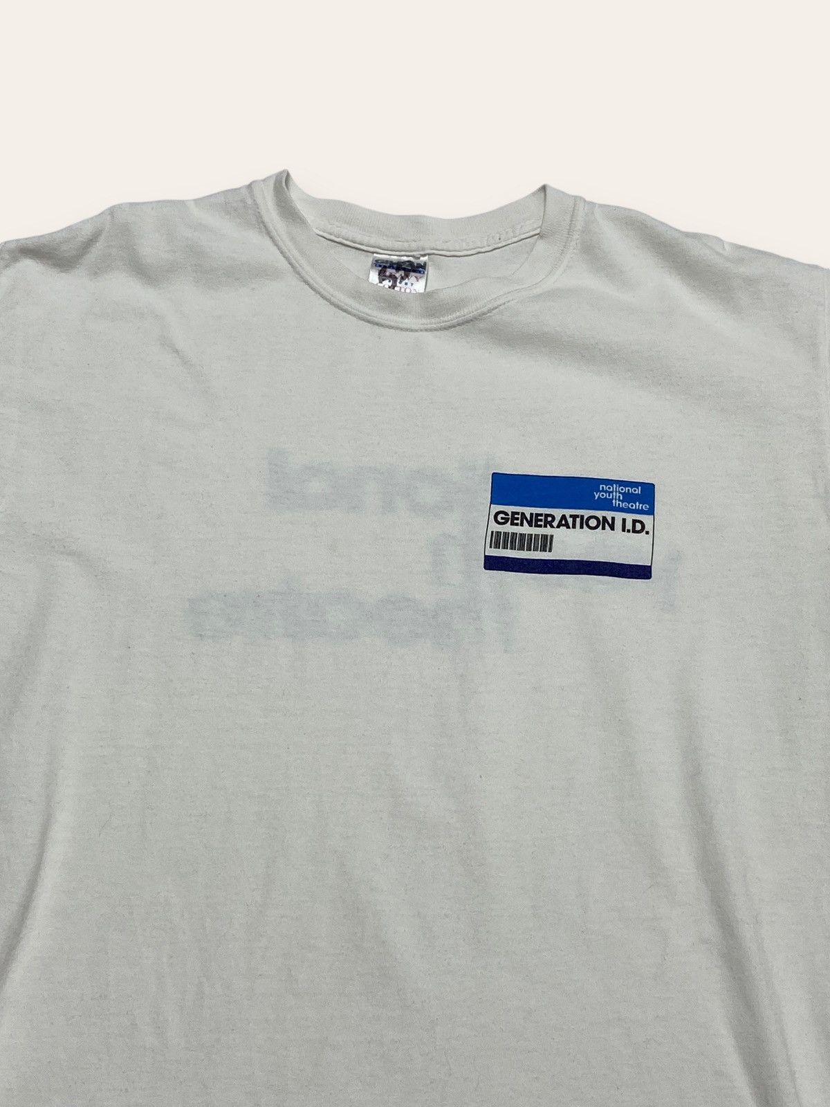 Vintage Vintage NATIONAL YOUTH THEATRE White Big Logo Tee Shirt Size US S / EU 44-46 / 1 - 3 Thumbnail
