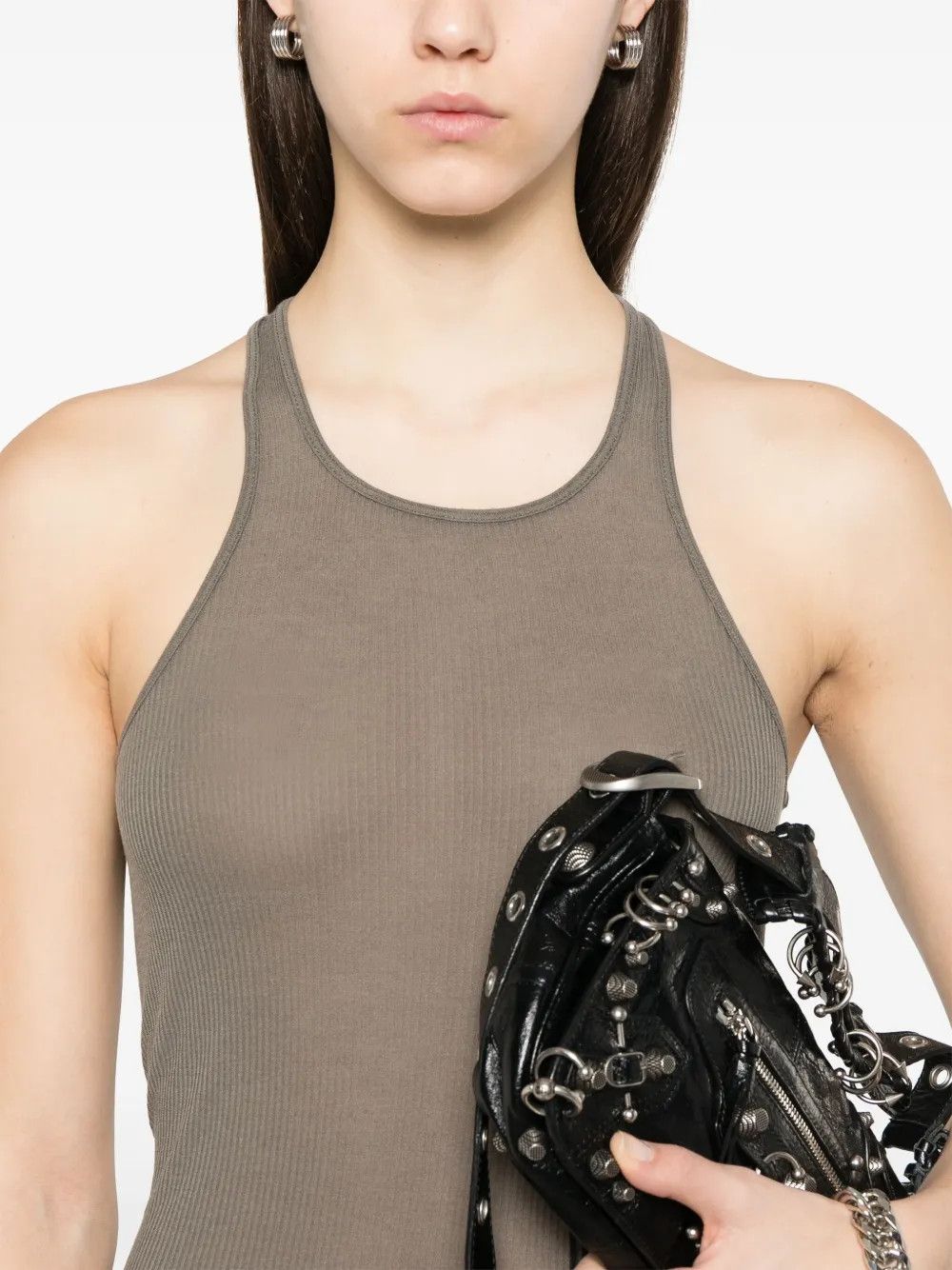 Rick Owens o1y0126 Midi Dress in Gray Size M / US 6-8 / IT 42-44 - 2 Thumbnail
