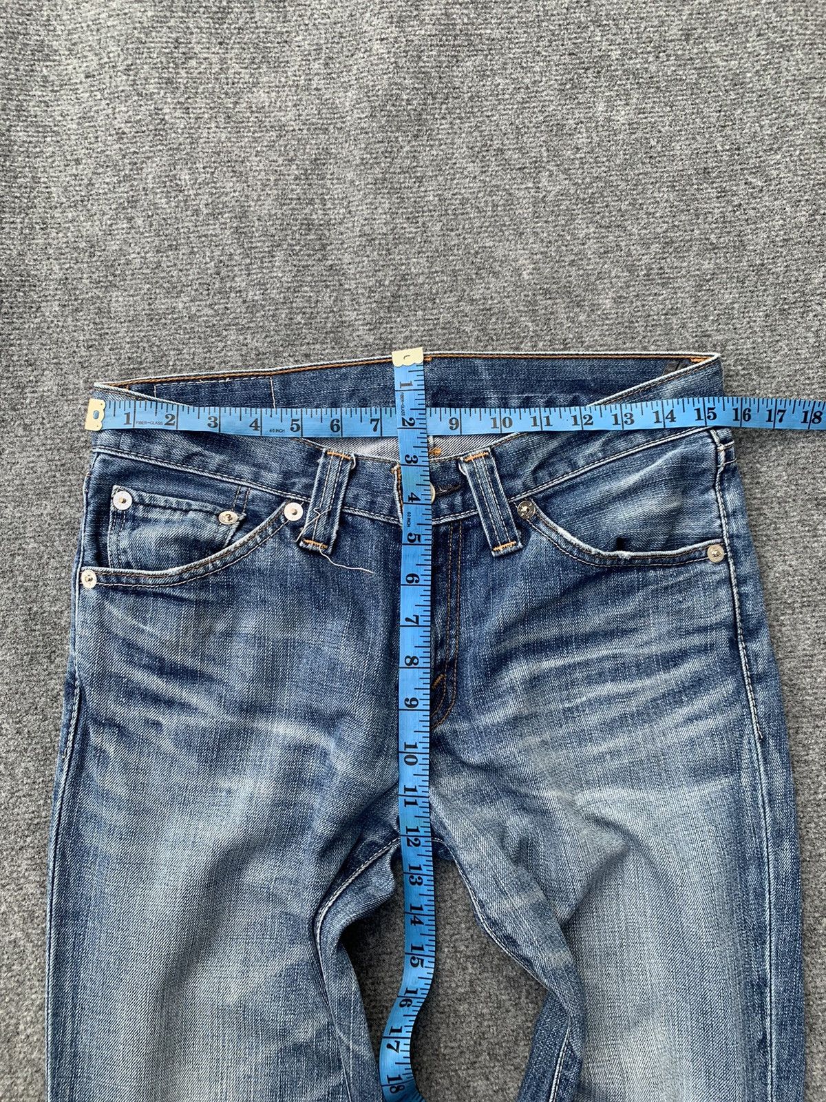 Levi's Levi’s 708 Flare Jeans Light Wash | Men’s Vintage Denim Size US 31 - 4 Thumbnail