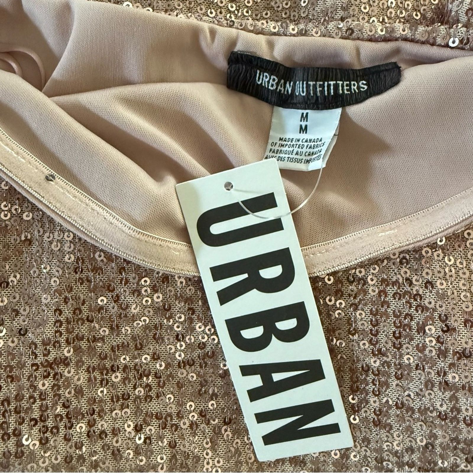 Urban Outfitters Urban Outfitters Larissa Sequin Tube Mini Dress M Size M / US 6-8 / IT 42-44 - 6 Thumbnail