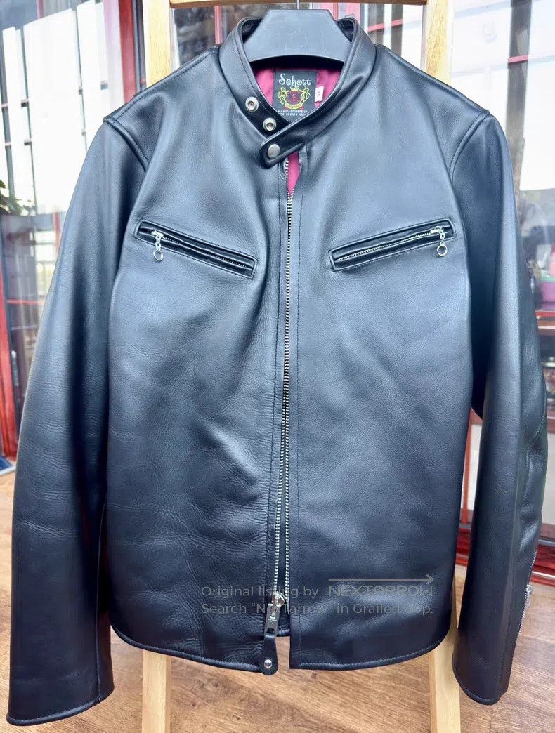 Schott Schott 641 limited edition leather jacket Size US L / EU 52-54 / 3 - 3 Thumbnail