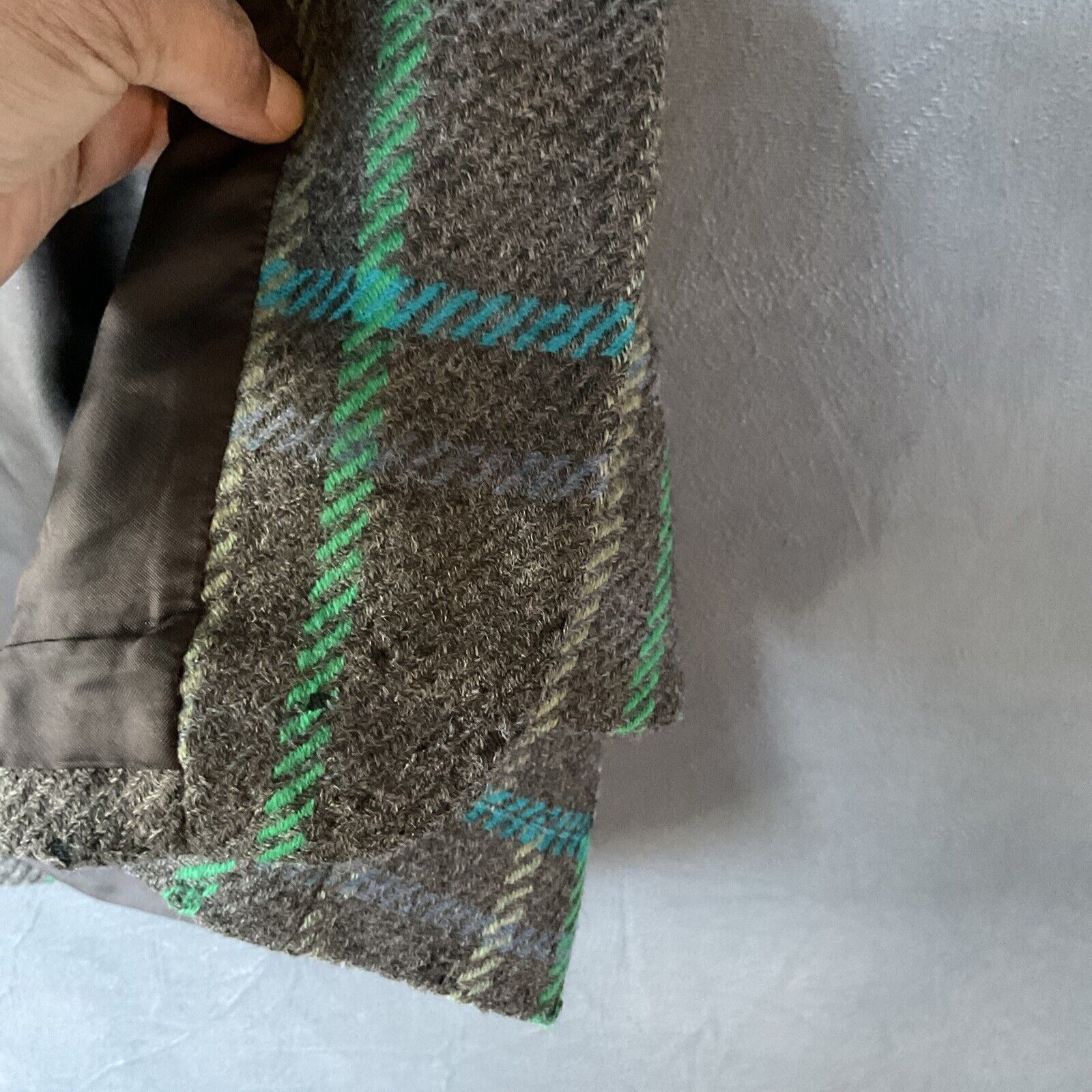 Liz Claiborne Vintage Liz Claiborne Collection Blazer Women 10 Plaid Twill Size L / US 10 / IT 46 - 10 Thumbnail