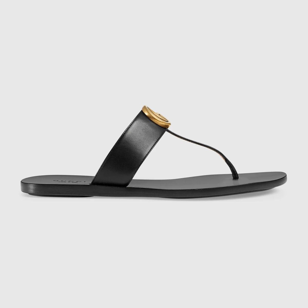 Gucci Double G Thong Sandals SIZE 34
