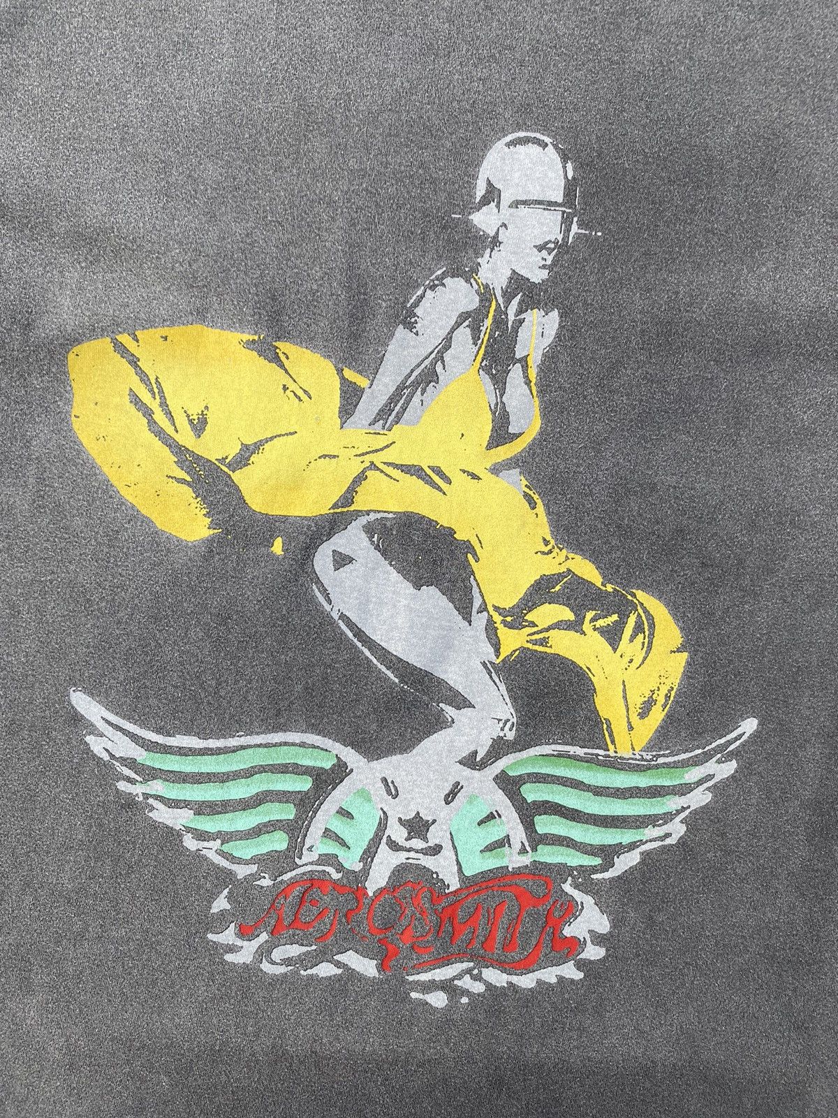 Band Tees Sick🔥Rare Hajime Sorayama "Aerosmith" Band Tees Size US L / EU 52-54 / 3 - 3 Thumbnail