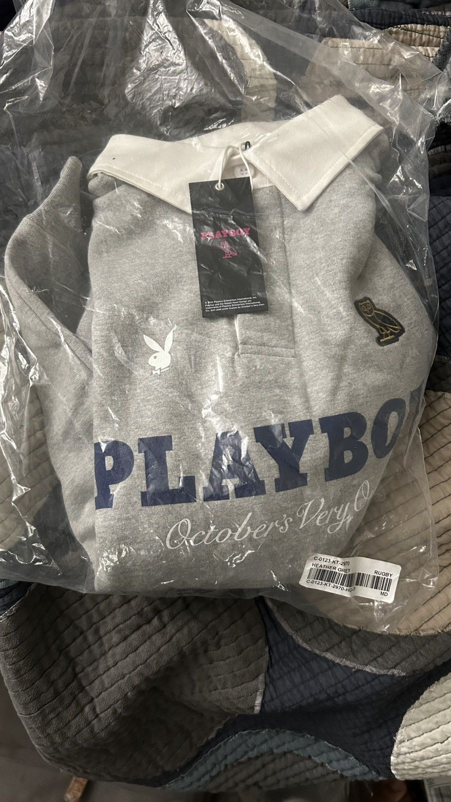 October's Very Own × Playboy OVO Playboy Rugby Polo Size US M / EU 48-50 / 2 - 3 Thumbnail