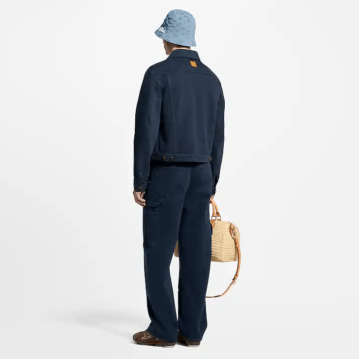 Louis Vuitton Garment-Dyed Denim Type II Trucker Jacket Size US XXS / EU 40 - 4 Thumbnail