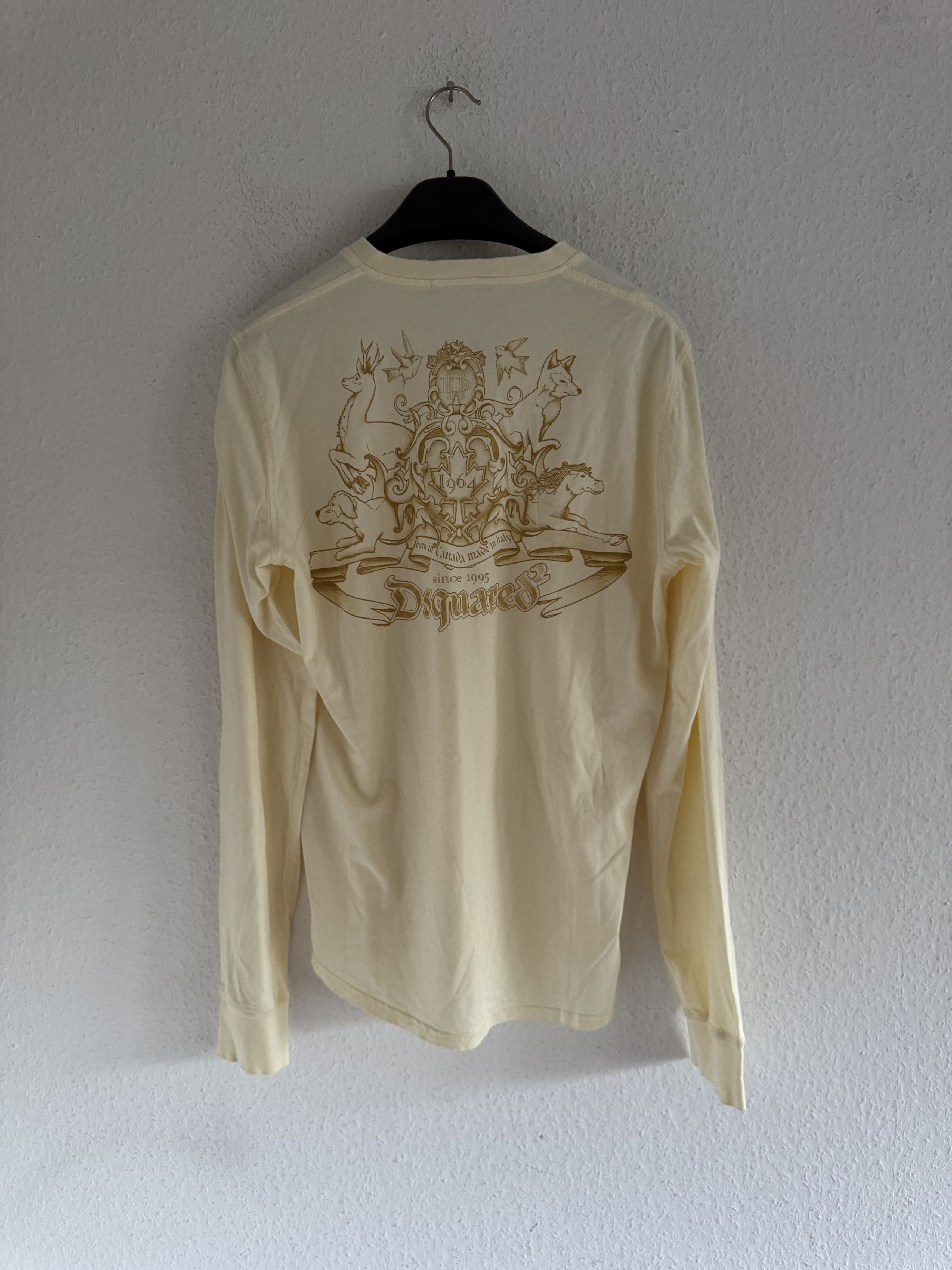 Dsquared2 Heritage Crest V-Neck Longsleeve Size US XL / EU 56 / 4 - 1 Thumbnail