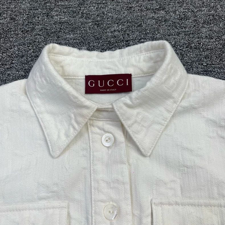 Gucci Gucci Double G dark pattern logo full-print denim dress Size XS / US 0-2 / IT 36-38 - 4 Thumbnail