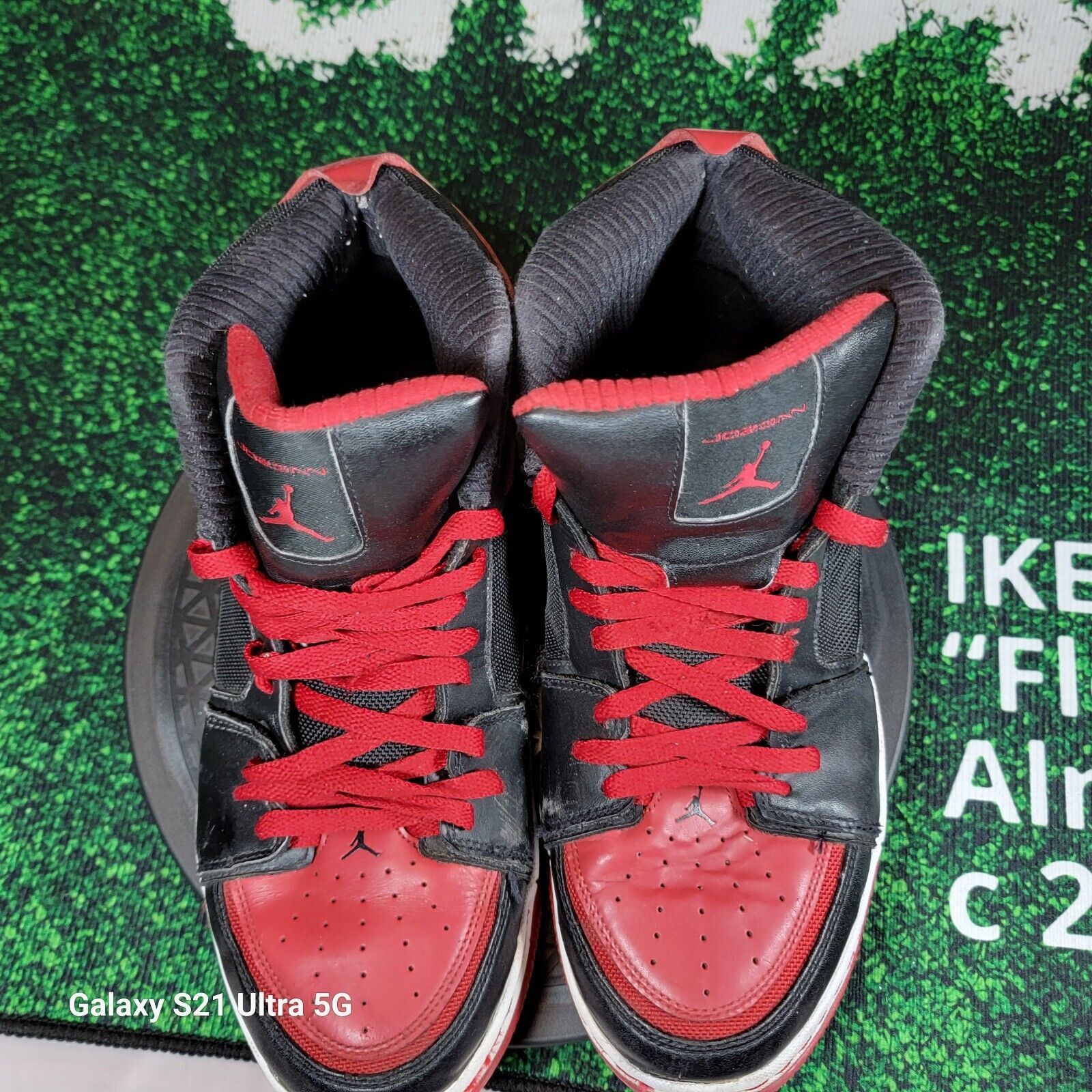 Nike NIKE Air Jordan Old School 2 Size 11.5 Bred Toe Red & Black Size US 11.5 / EU 44-45 - 6 Thumbnail