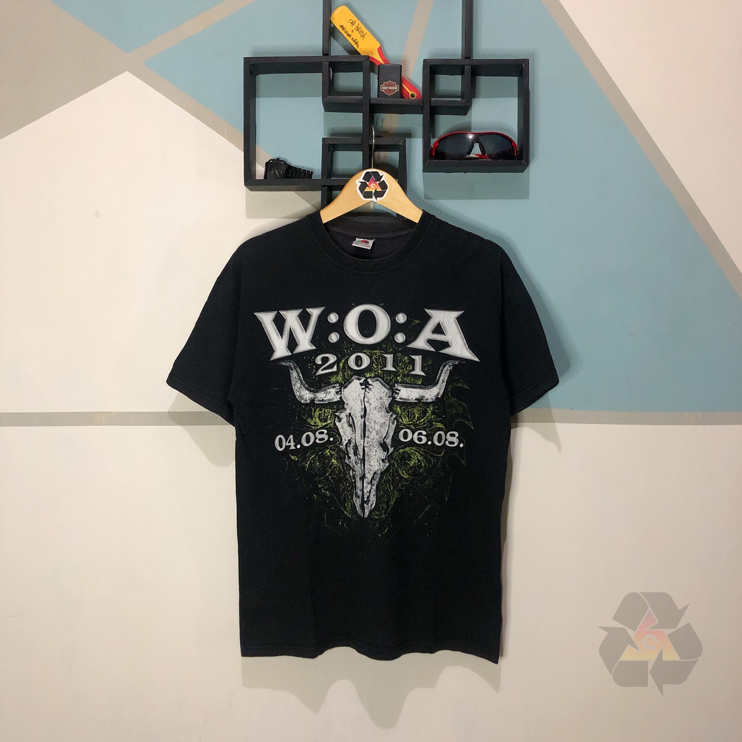 Band Tees Vintage WOA Wacken Festival 2011 Personal Memorials T-Shirt Size US M / EU 48-50 / 2 - 2 Thumbnail