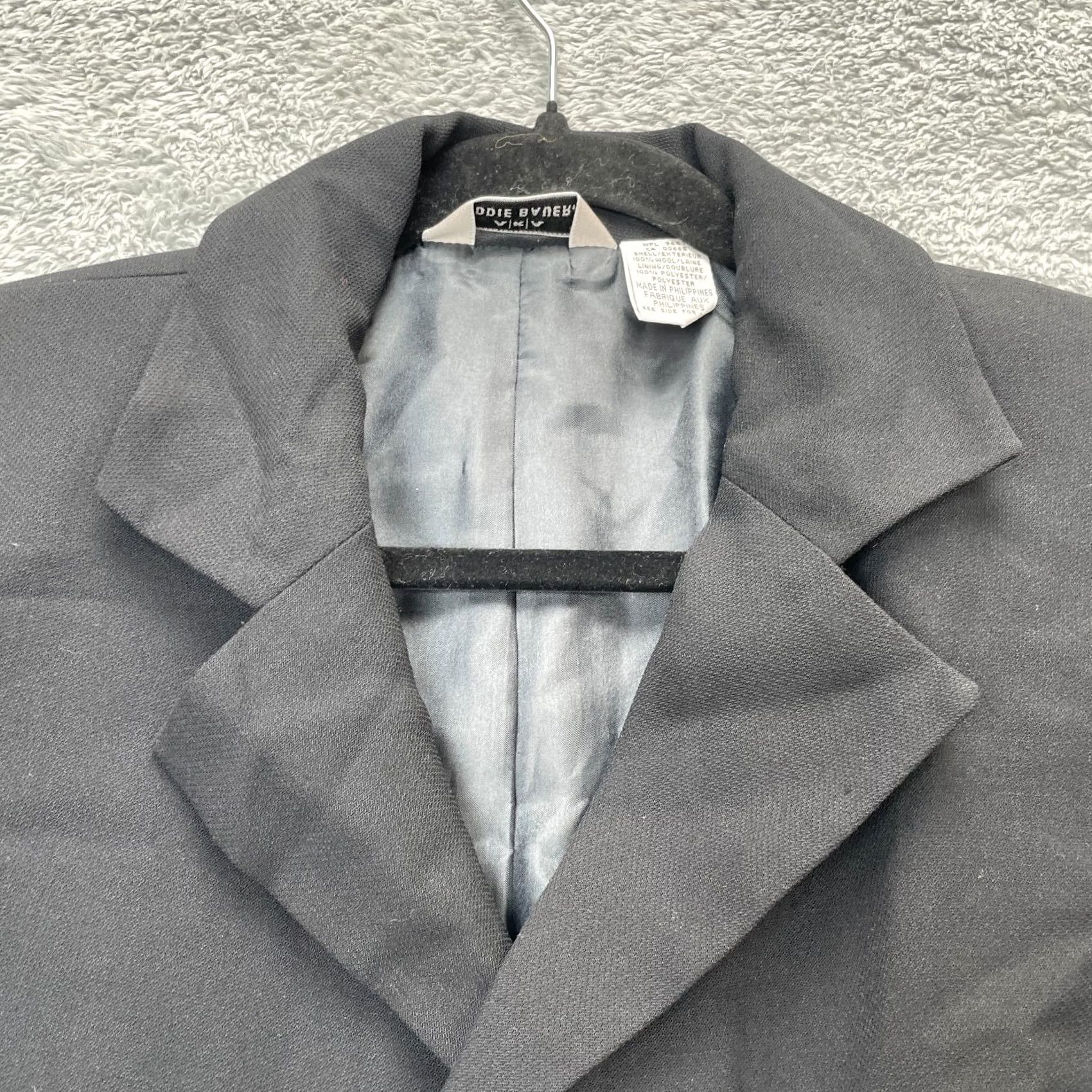 Eddie Bauer VINTAGE Eddie Bauer Jacket Womens XS Black Peacoat Double Breasted Wool Jacket Ladies 2XS Winter Fall Classic Size XXS / US 00 / IT 34 - 7 Thumbnail