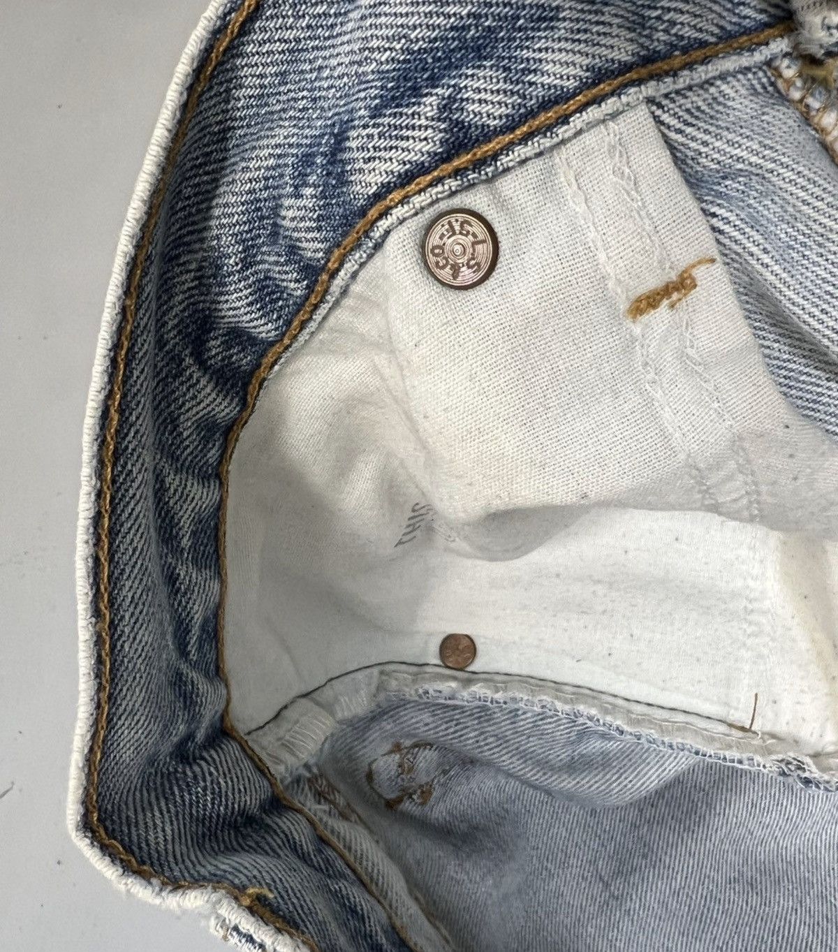 Levi's Vintage Levi’s shashiko rework denim Size US 28 / EU 44 - 6 Thumbnail